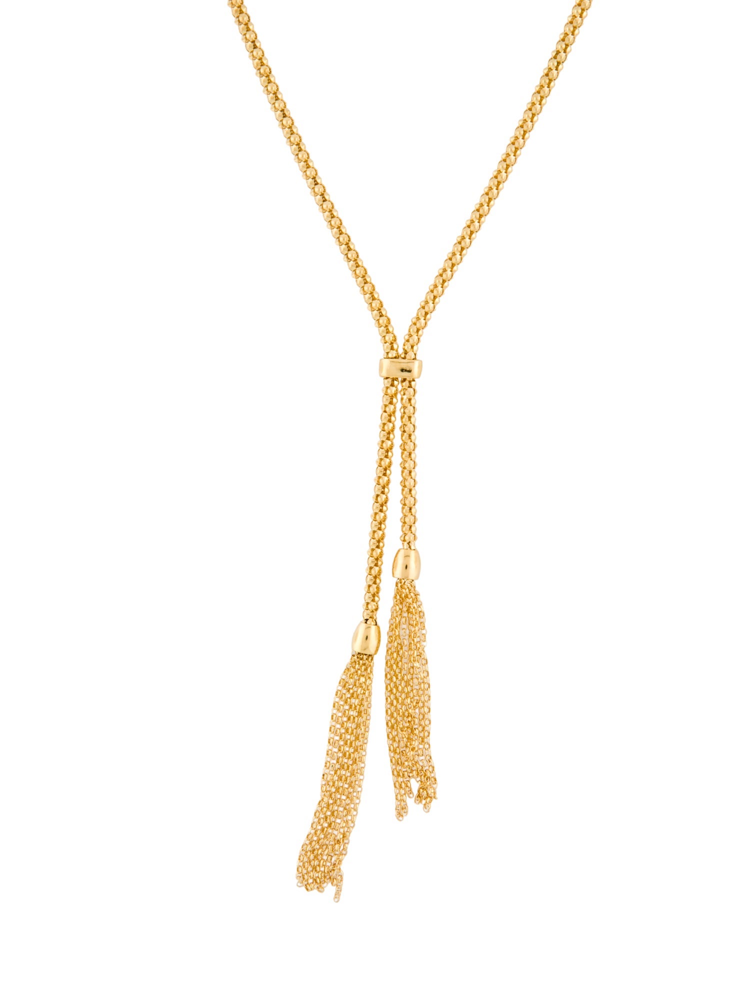 Necklace Milros 14K Tassel Bolo