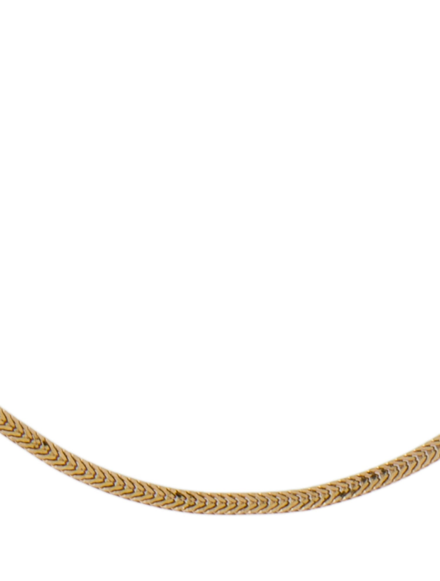 Necklace 14K Flat Snake Chain