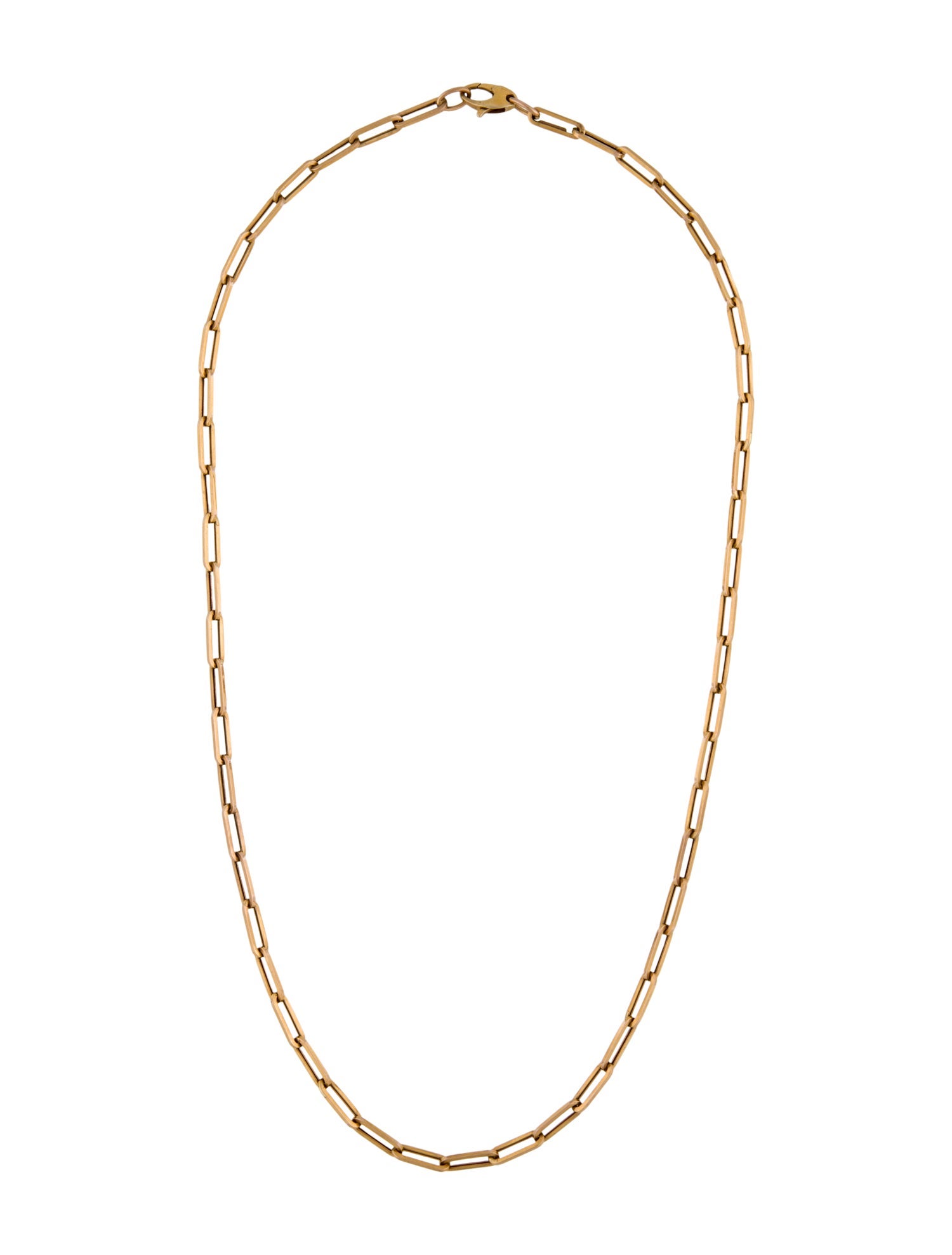 Necklace 14K Paperclip Chain