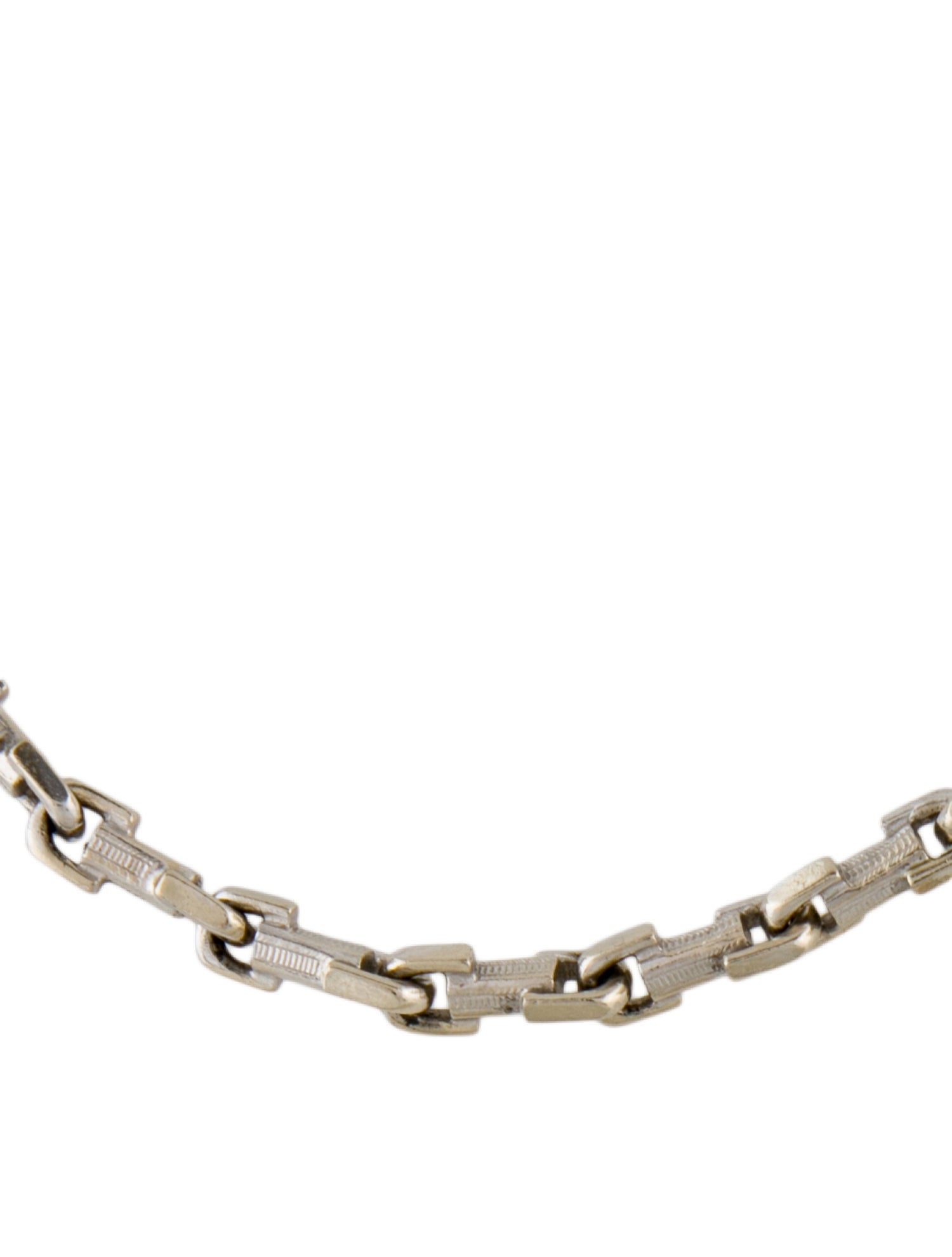 Necklace 14K Textured Link Chain