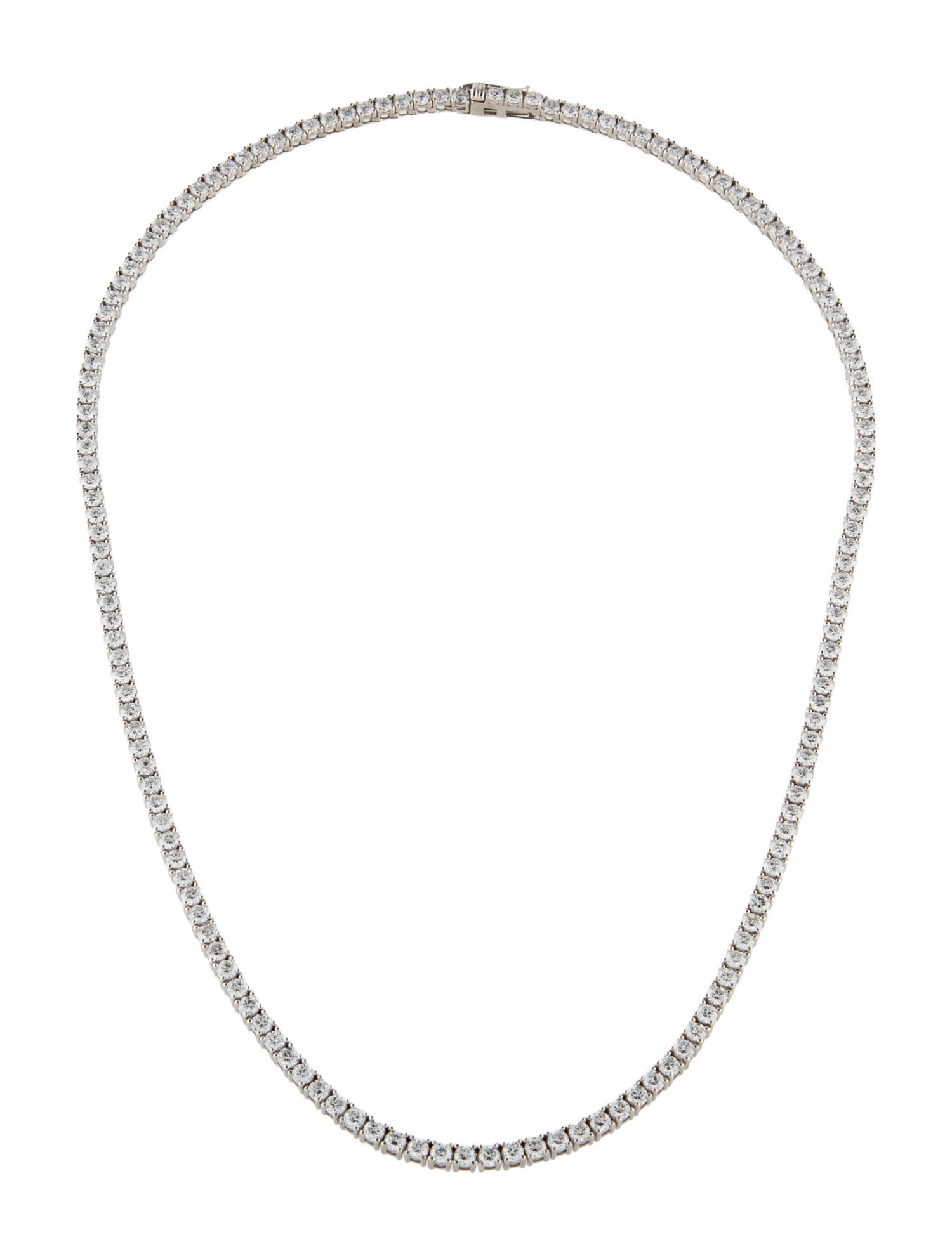 Necklace 14K 9.35ctw Lab-Grown Diamond Tennis Link Chain