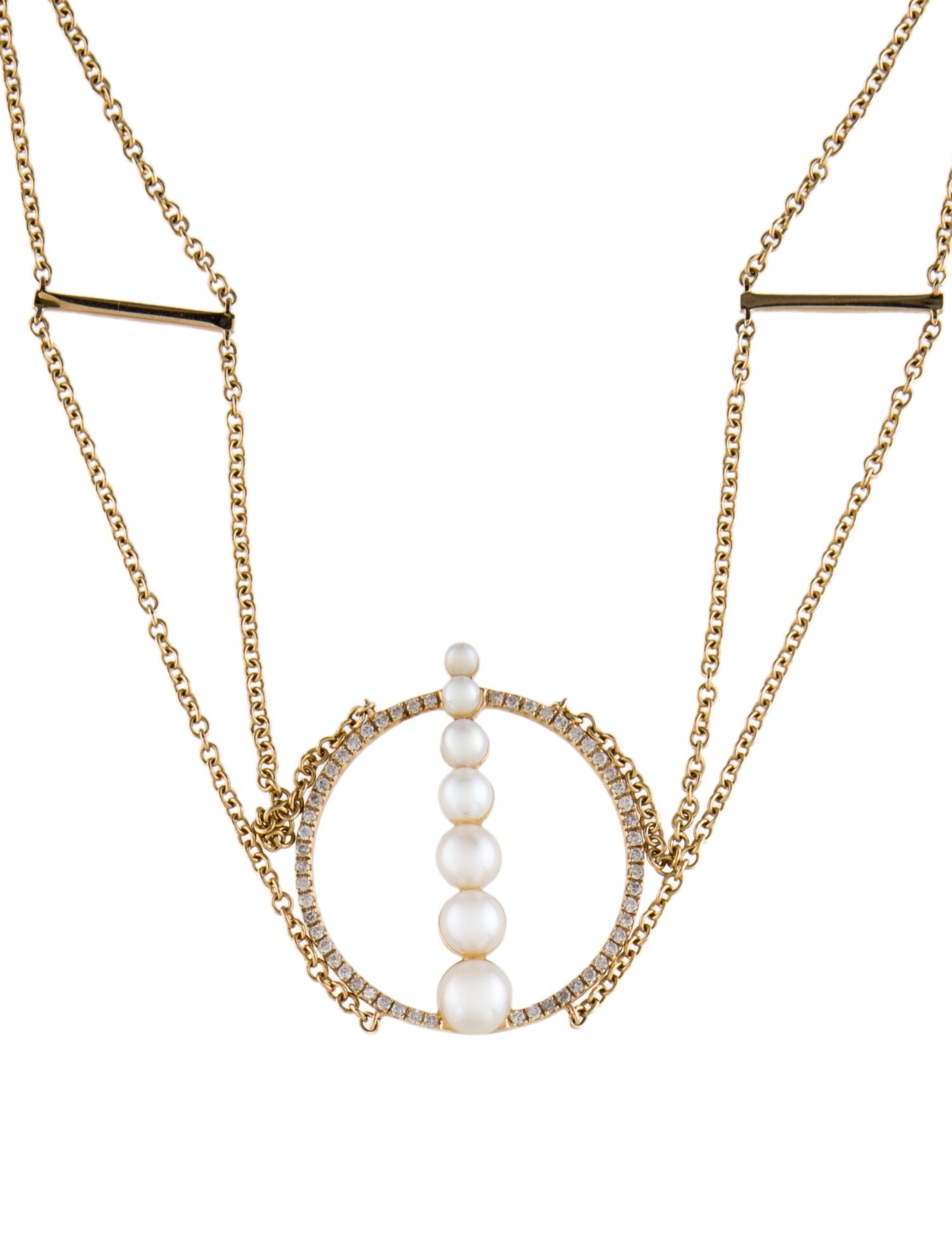 Anissa Kermiche 14K Pearl & Diamond Choker