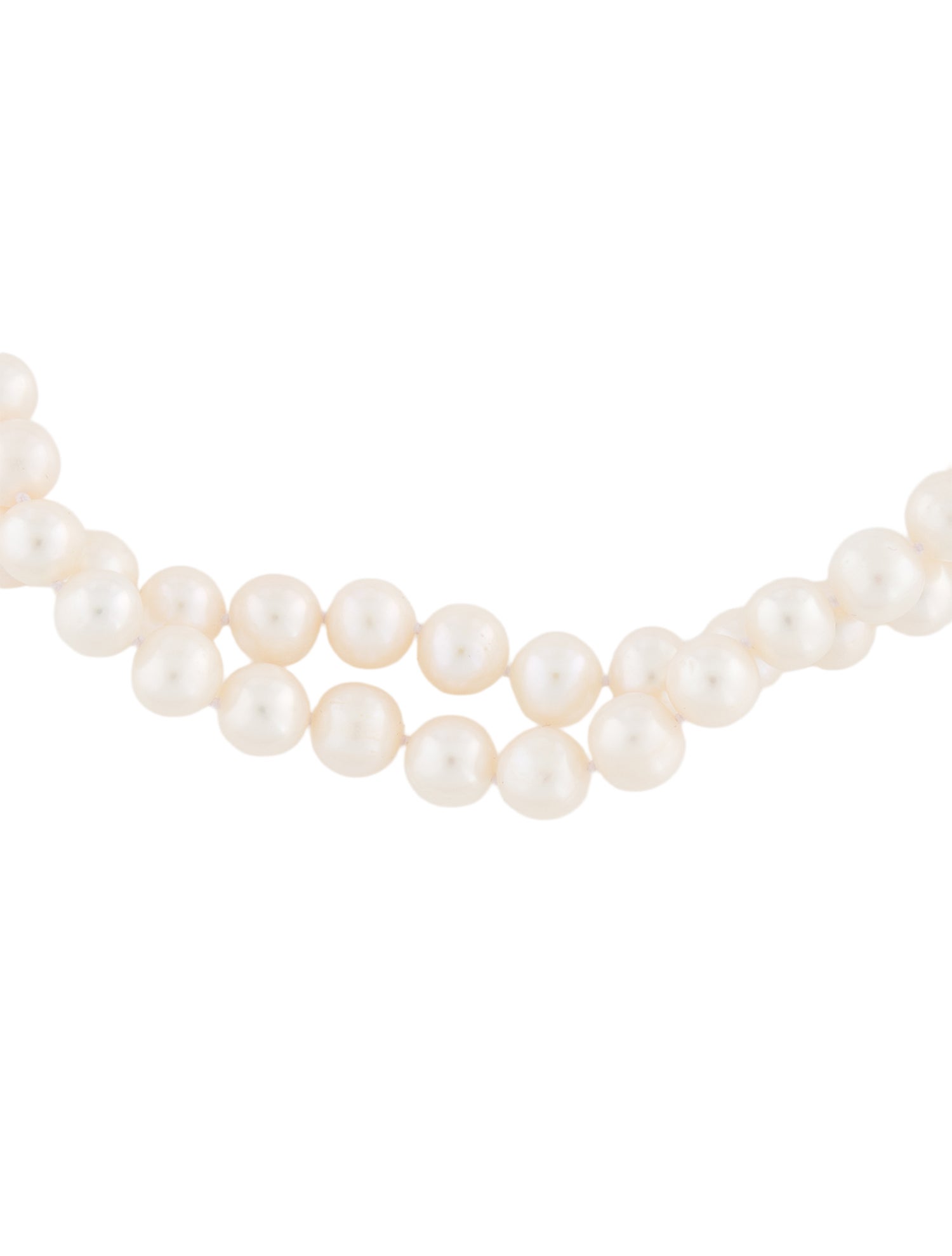 Necklace 14K Pearl Double Strand