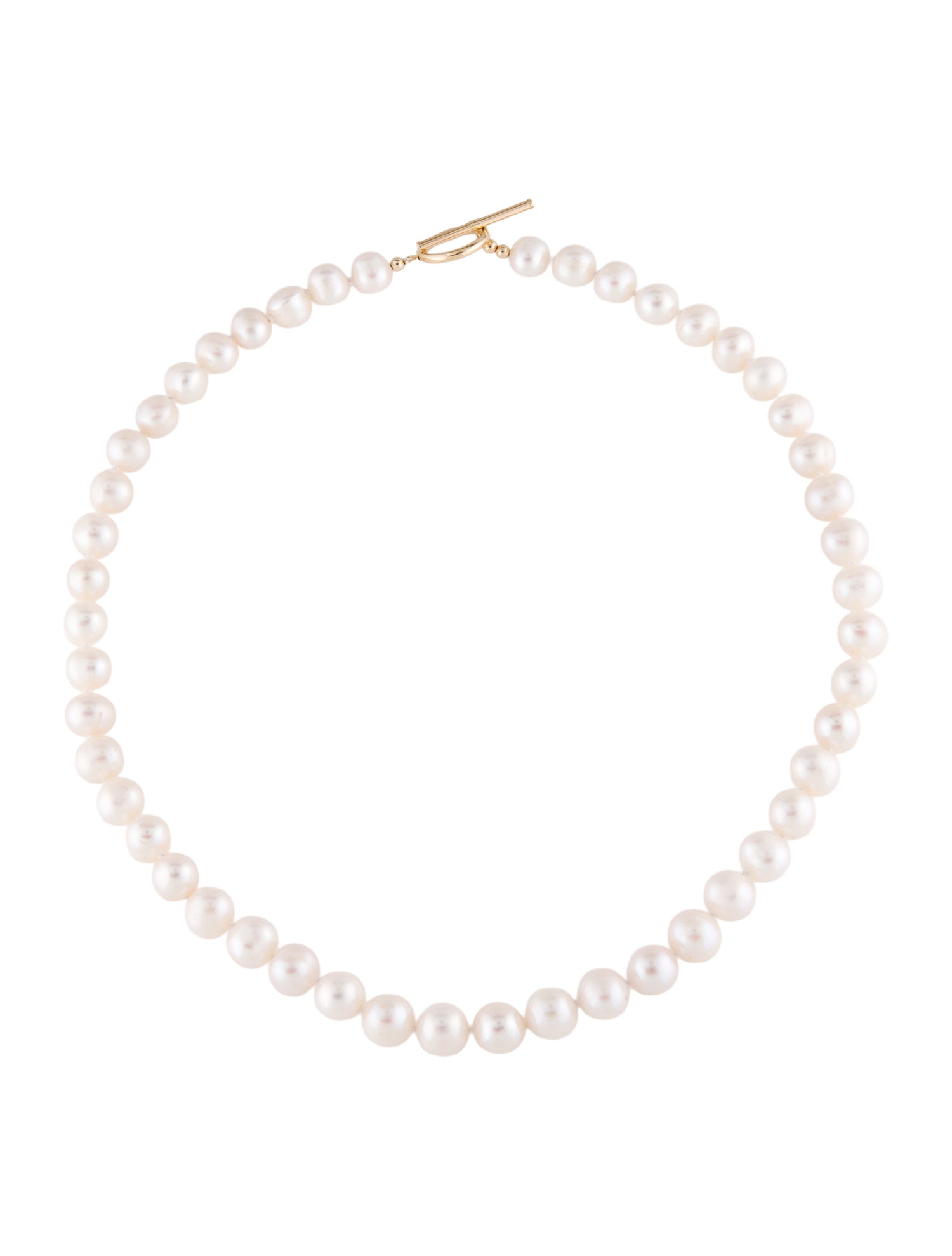 Necklace 14K Pearl Bead Strand