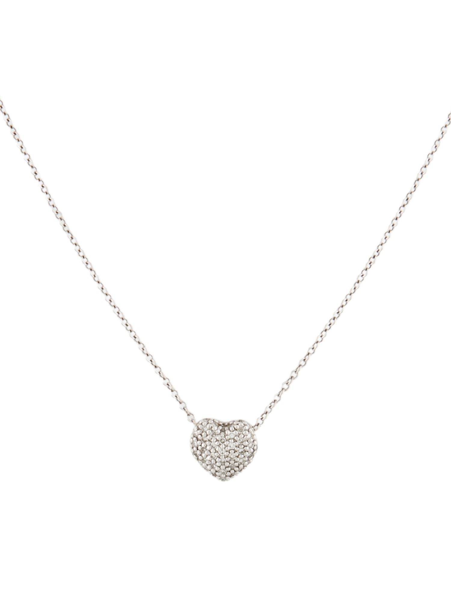 Necklace 14K Diamond Heart Pendant