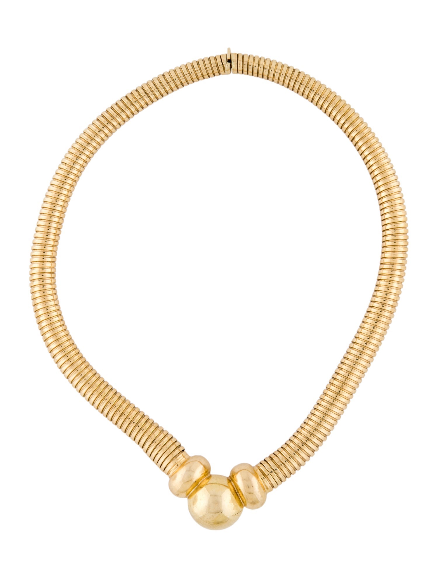 Necklace 14K Stretch Collar