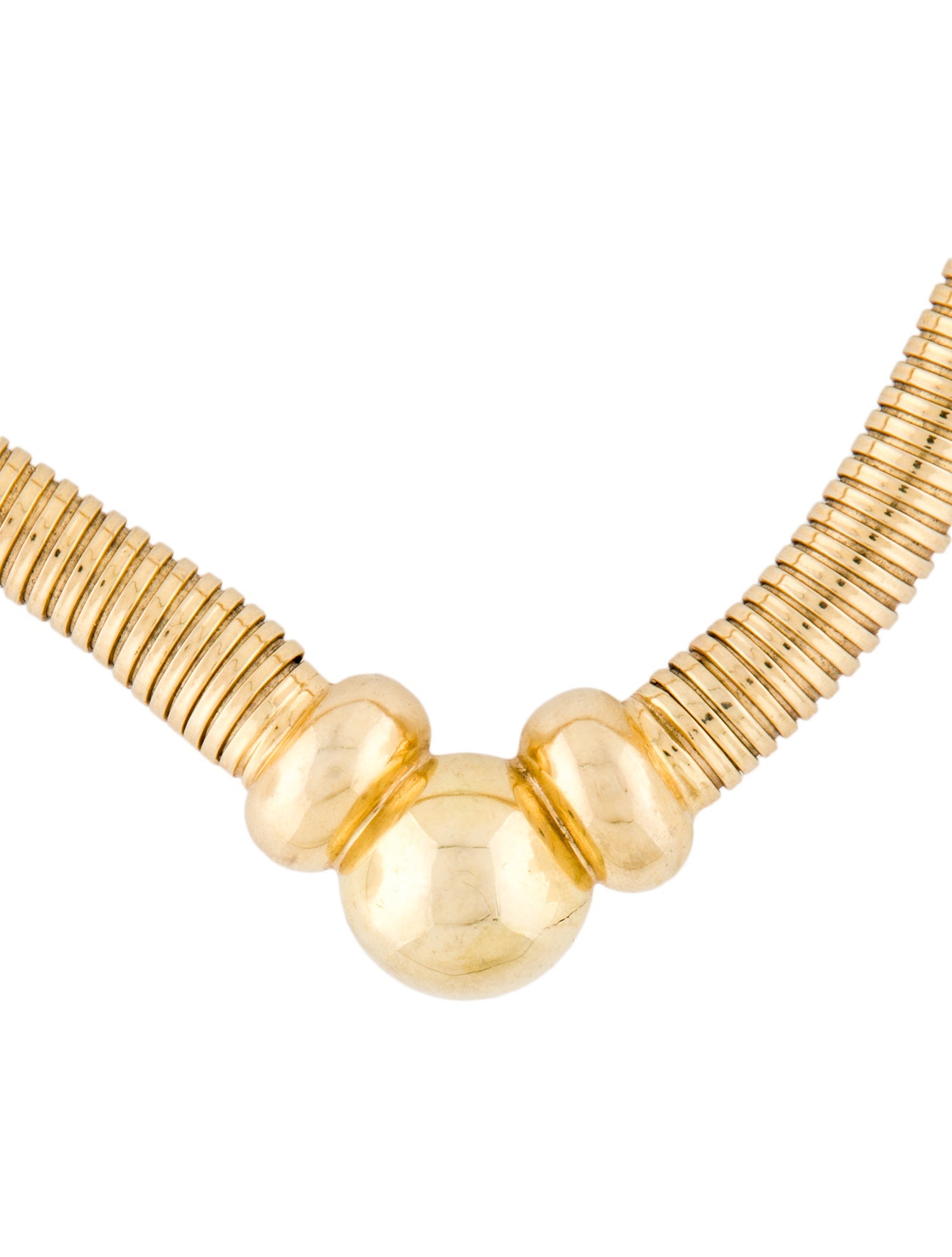 Necklace 14K Stretch Collar