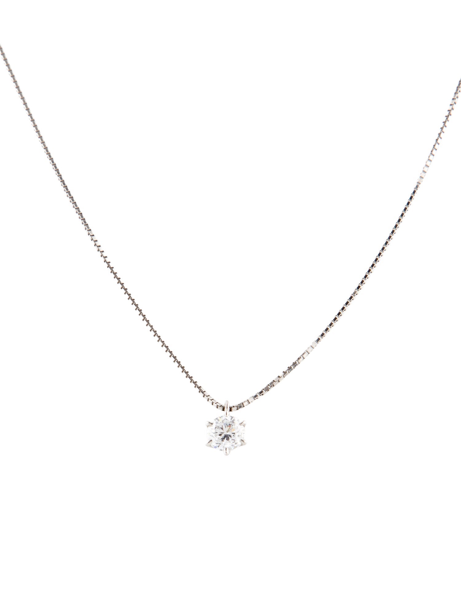 Necklace Platinum Diamond Pendant