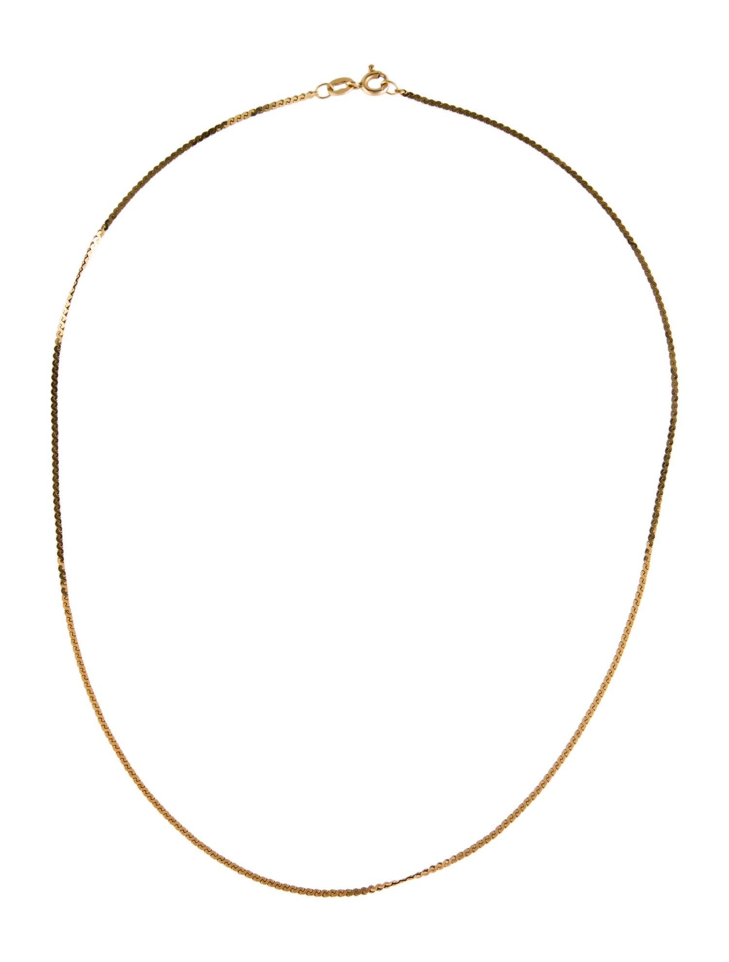Necklace 14K S-Link Chain
