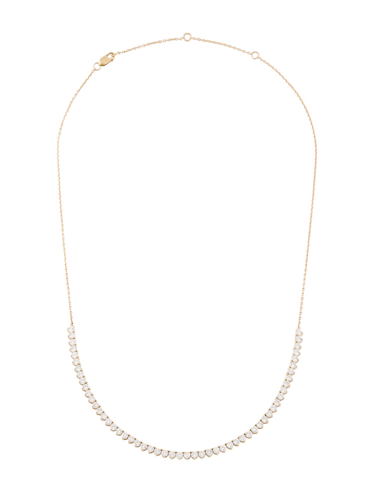 Necklace 14K 3.18ctw Lab-Grown Diamond Chain