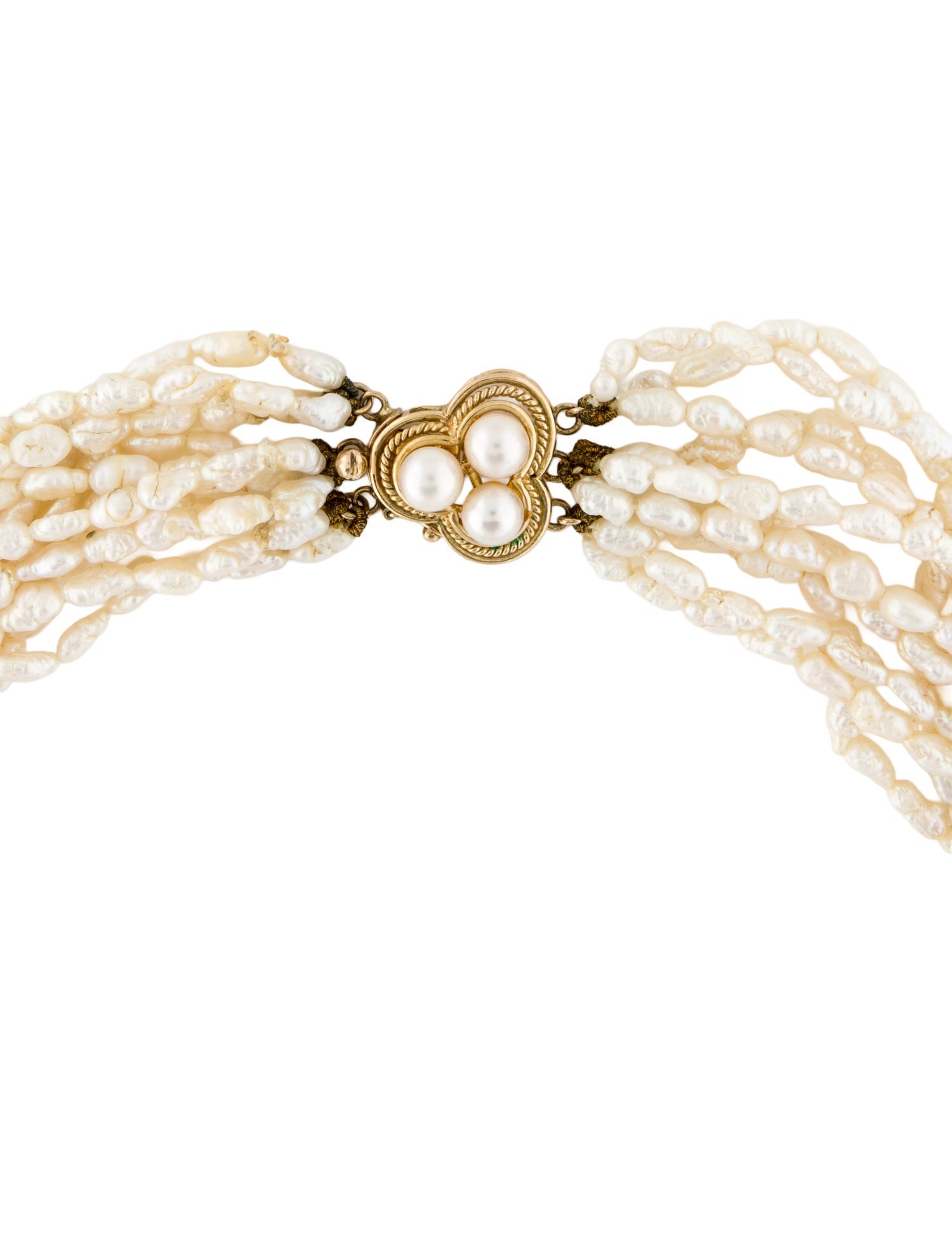 Necklace 14K Pearl Torsade