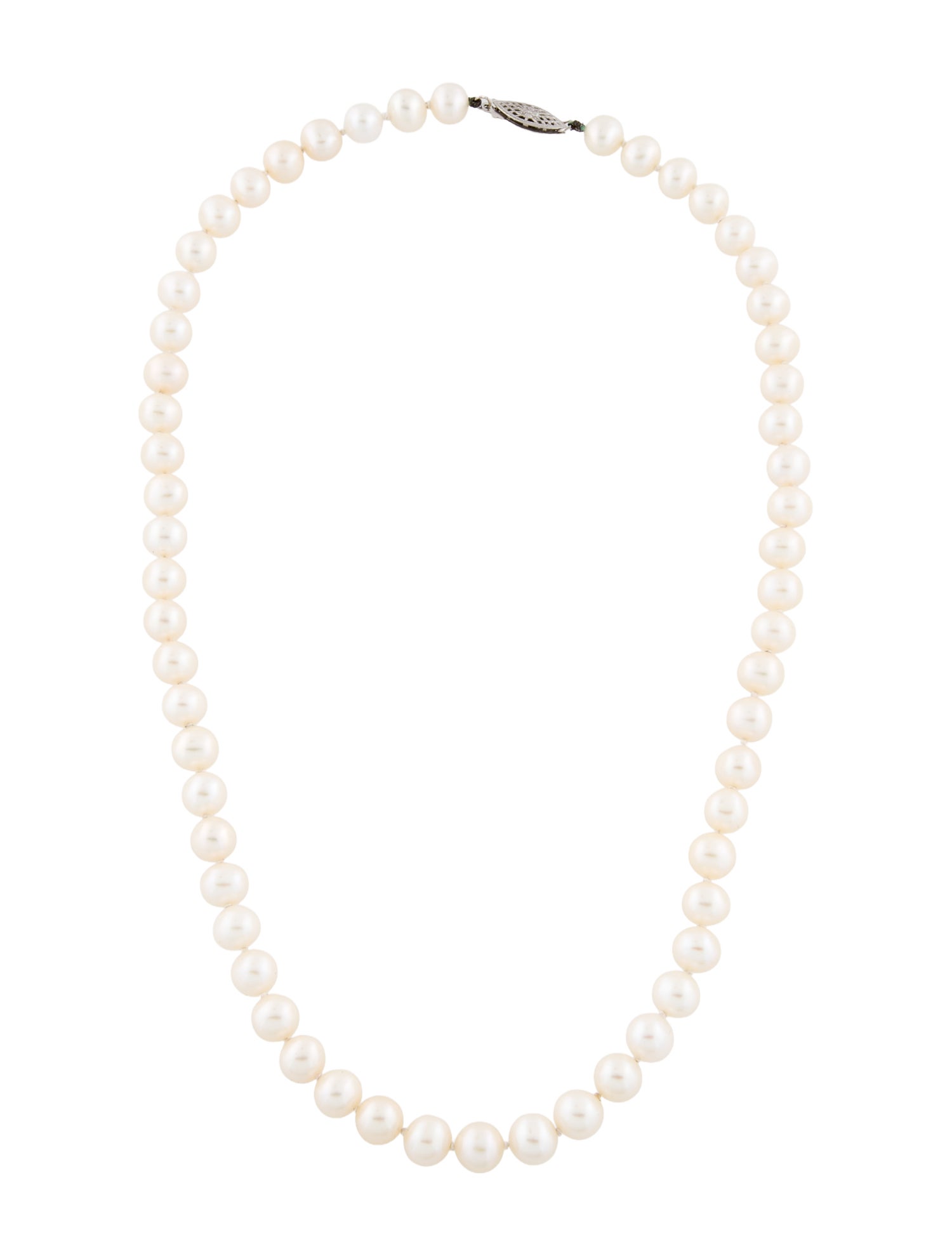 Necklace 14K Pearl Bead Strand