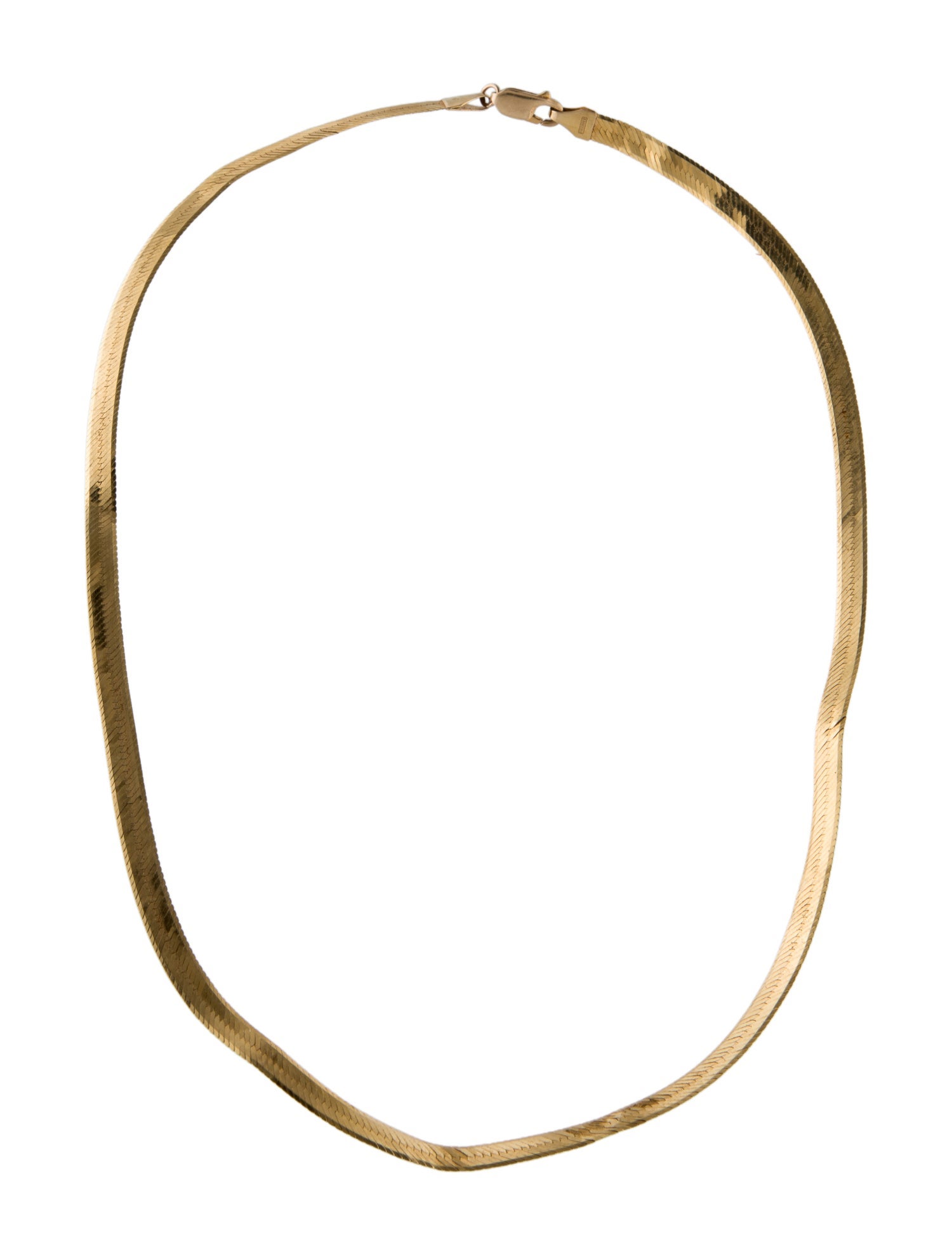 Necklace 14K Flat Chain