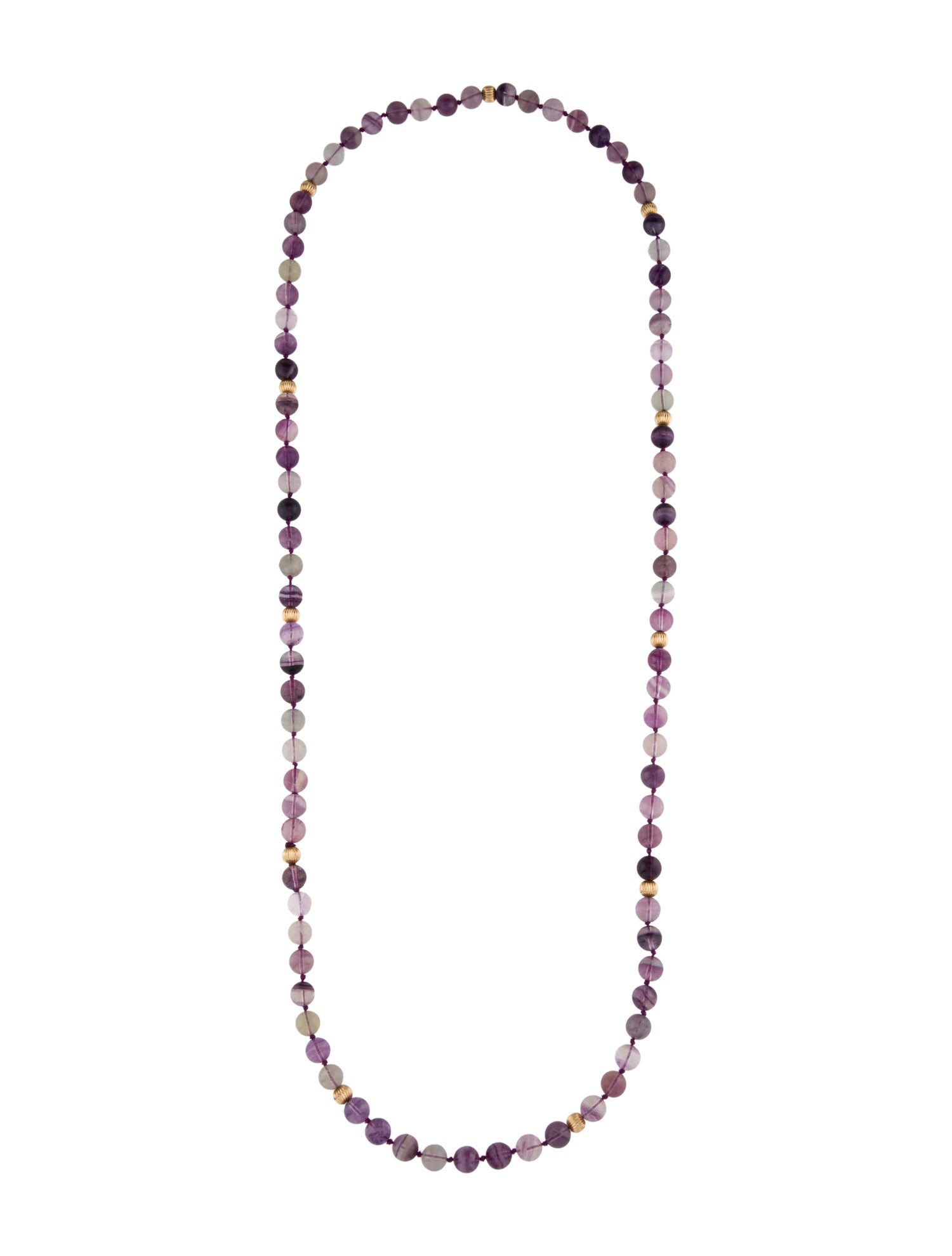 Necklace 14K Fluorite Bead