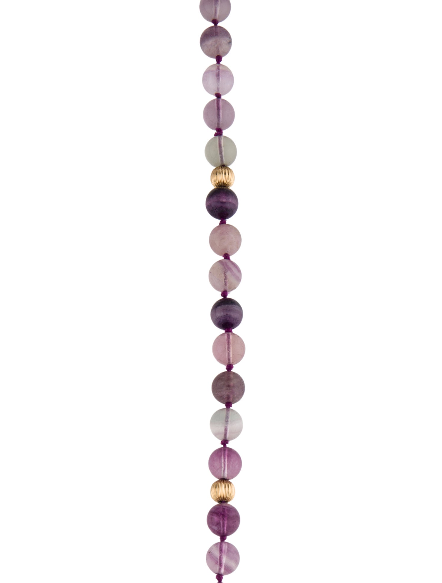 Necklace 14K Fluorite Bead