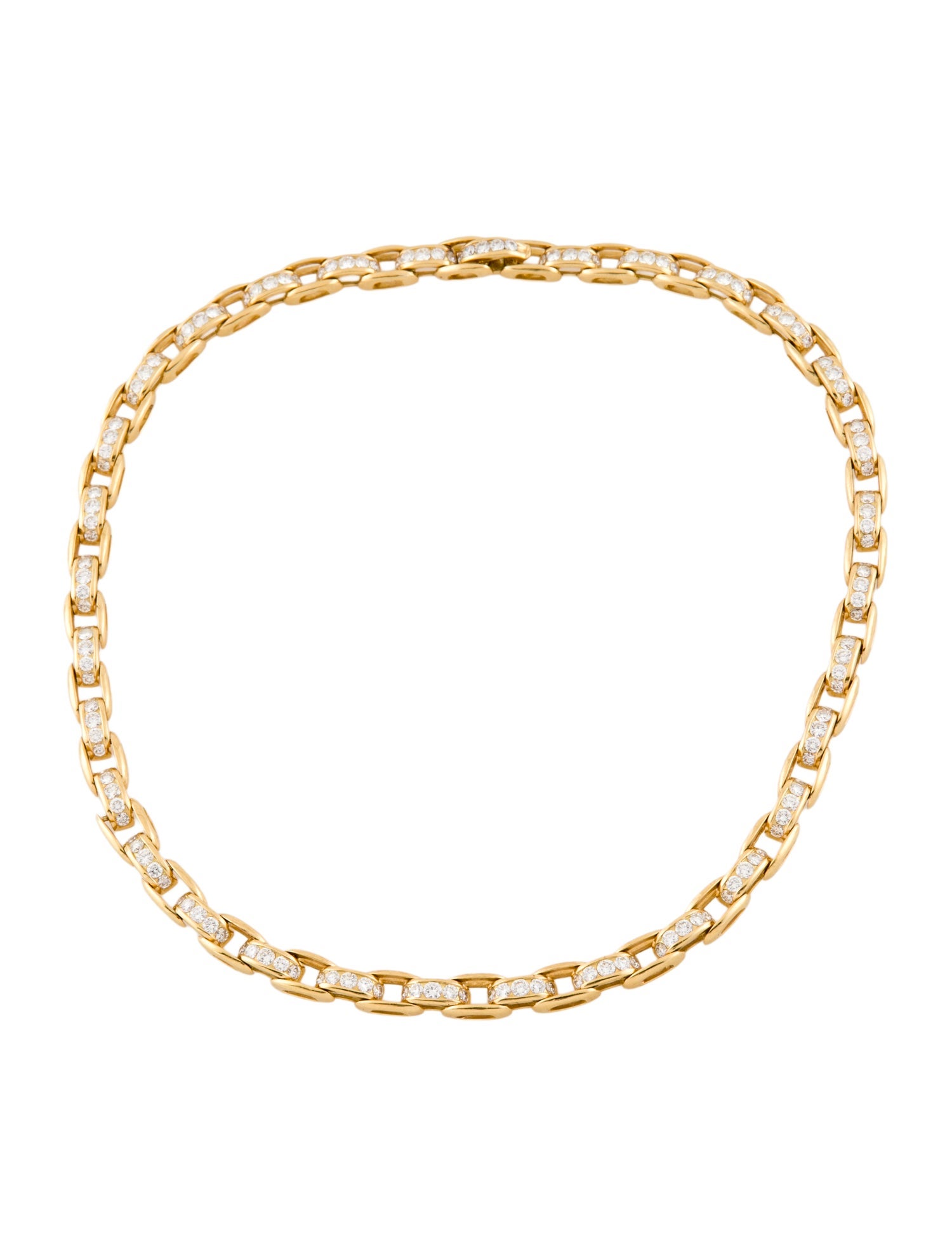 Necklace 18K 8.32 Diamond Tennis