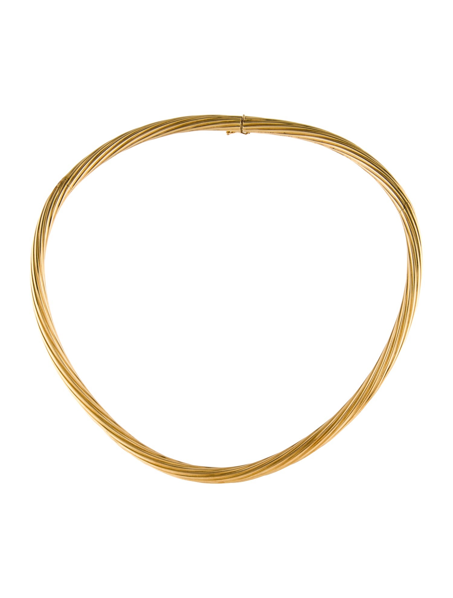 Necklace 18K Twisted Choker