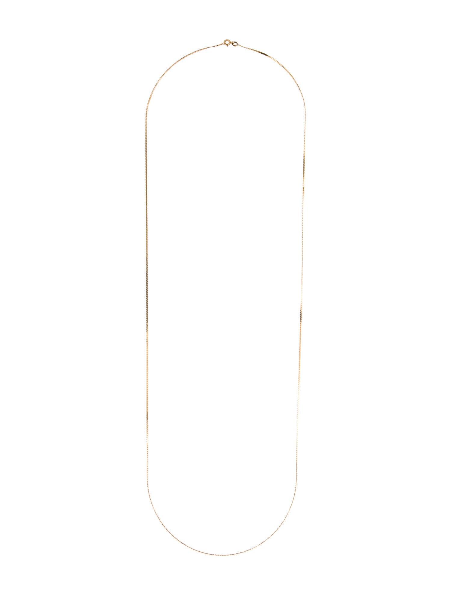 Necklace 14K Serpentine Chain