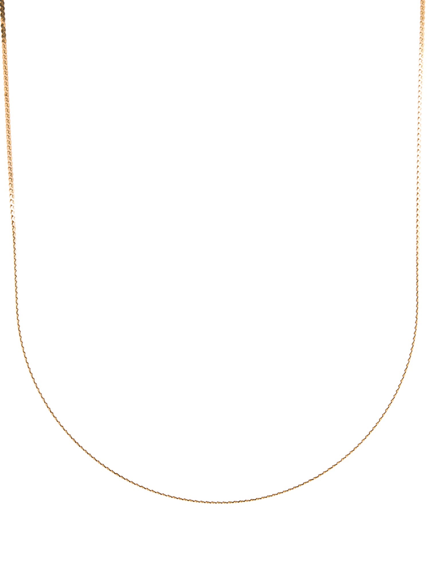 Necklace 14K Serpentine Chain