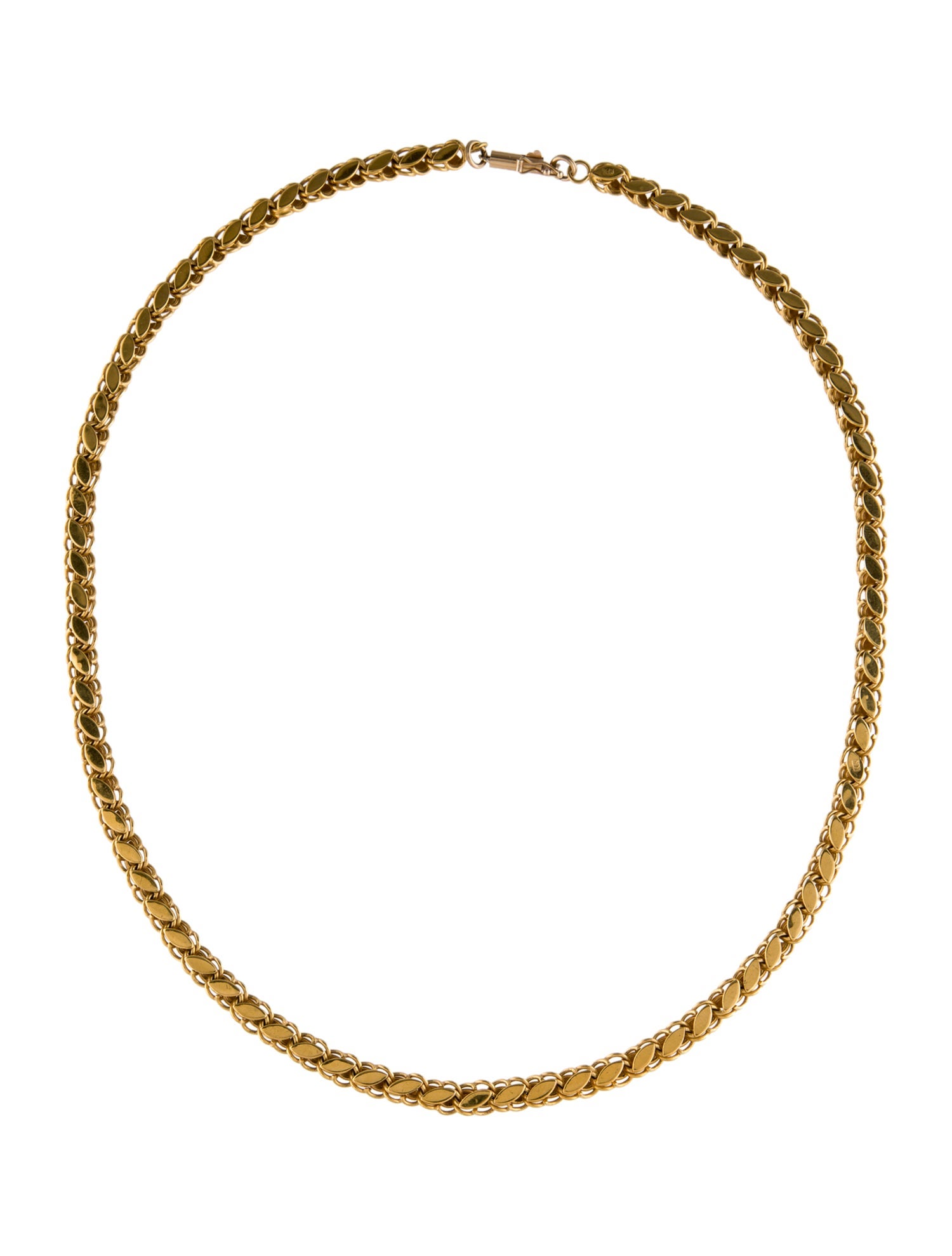 Necklace 14K Fancy Link Chain