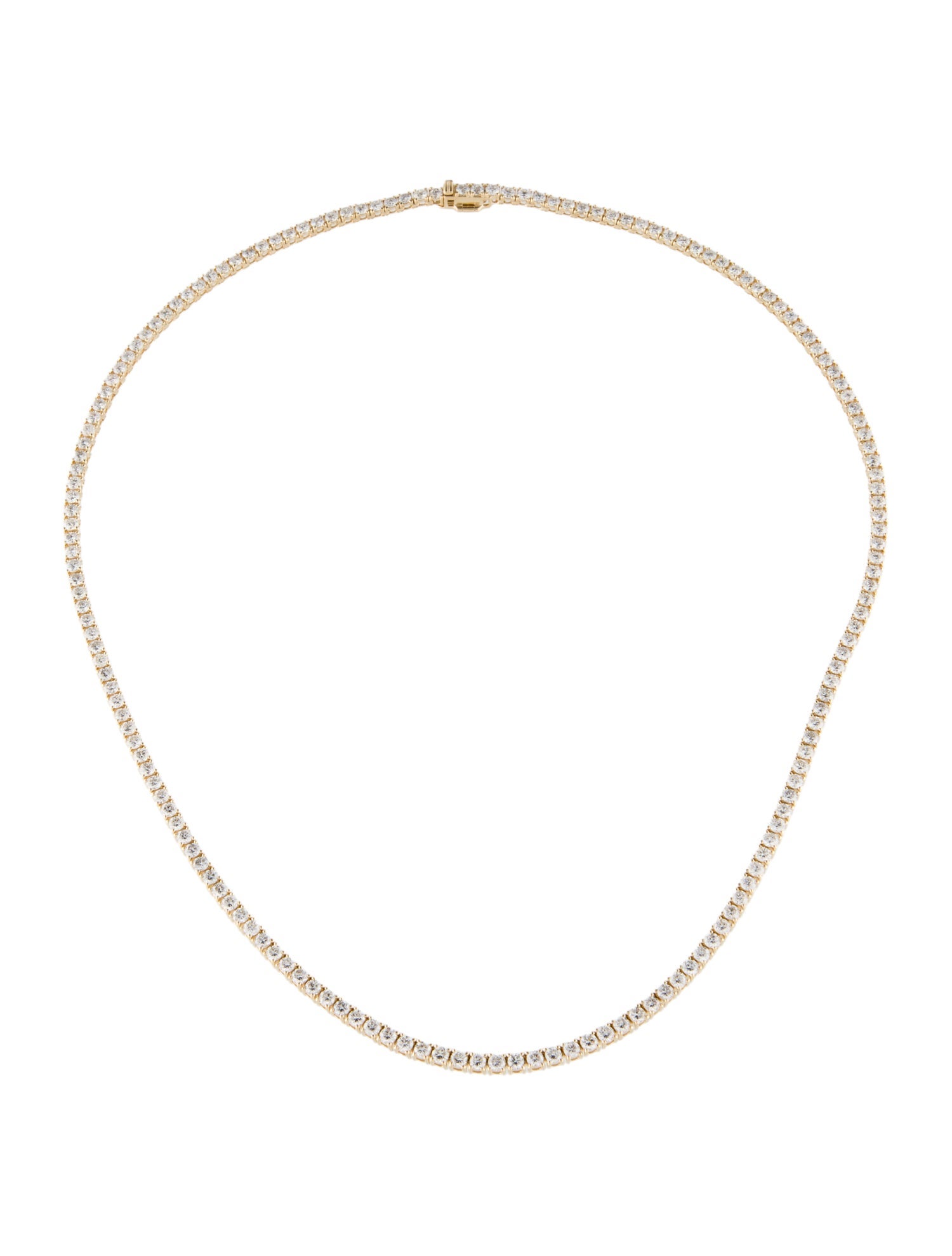 Necklace 14K 9.50ctw Lab-Grown Diamond Tennis