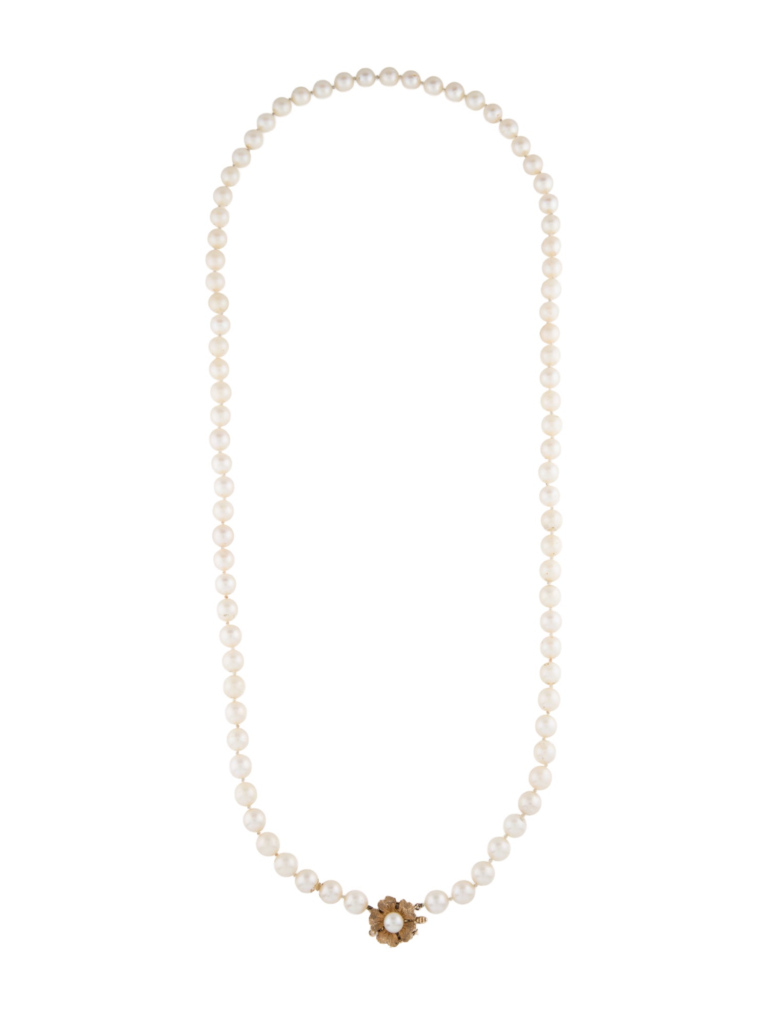Necklace 14K Pearl Strand