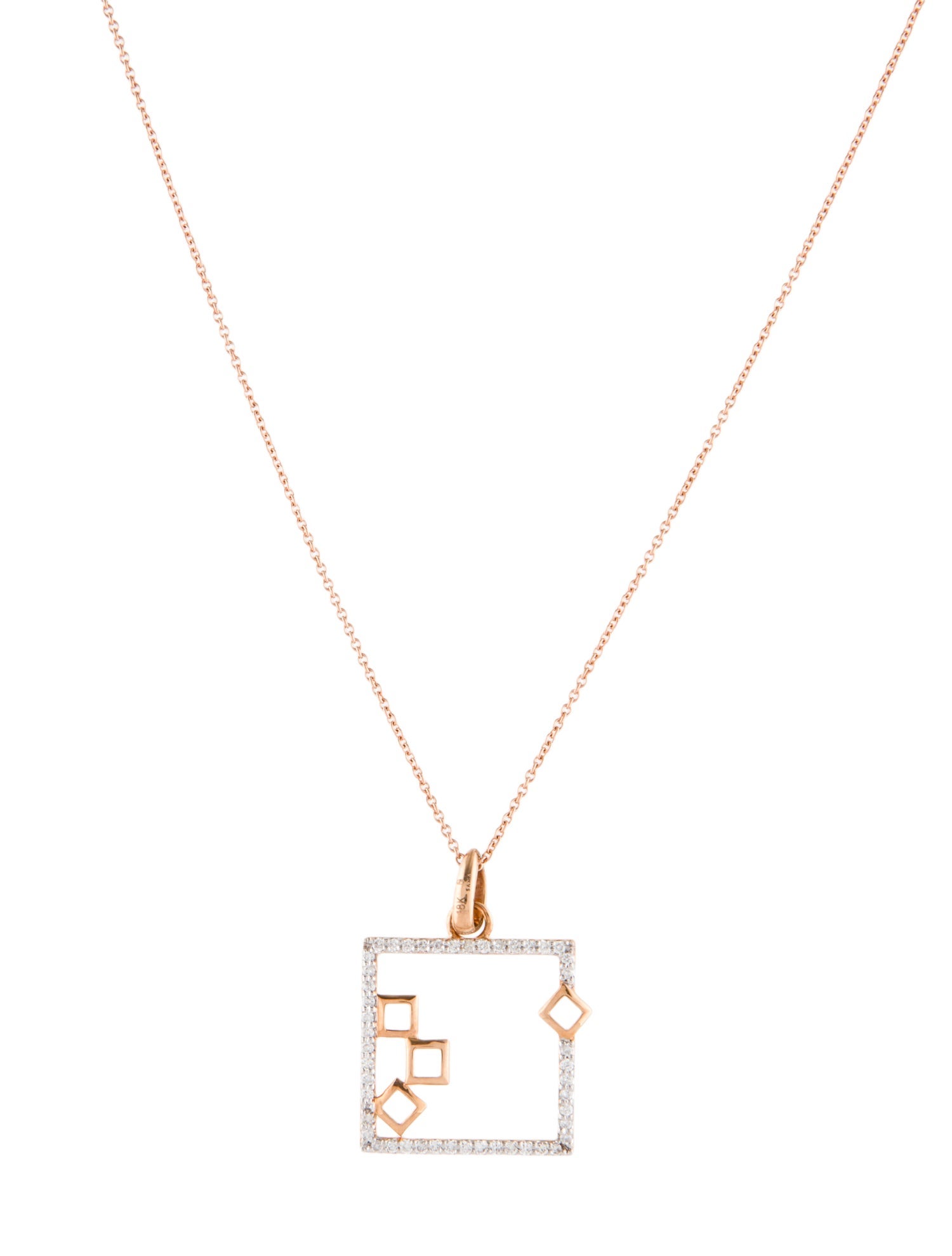 Necklace 18K Diamond Pendant