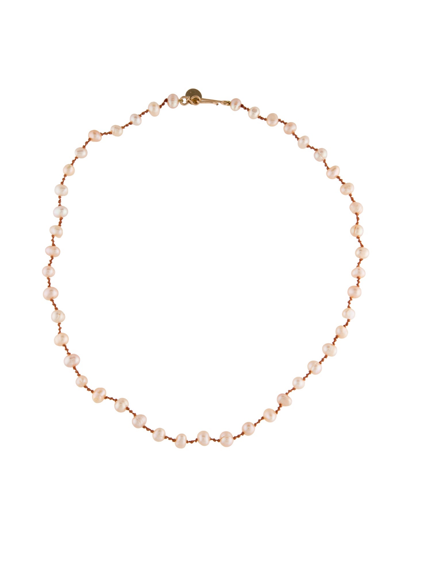 Necklace Ivarens 10K Pearl Bird Mini Strand