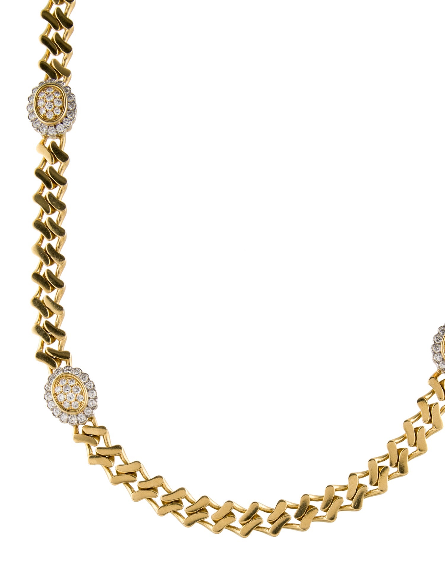 Necklace 5.24ctw Diamond Station Necklace