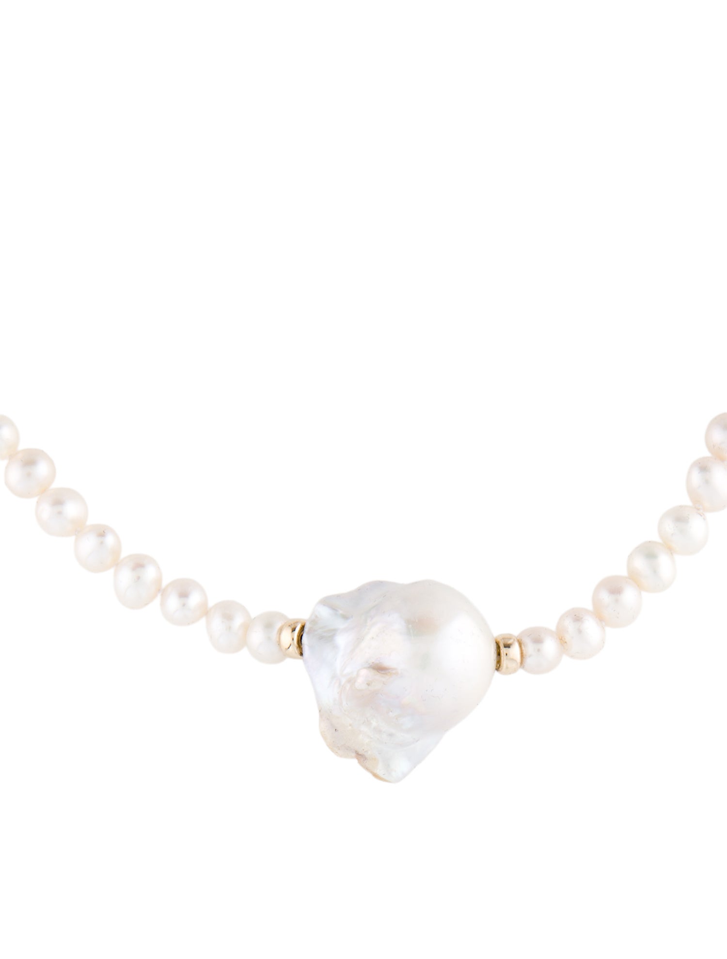 Necklace 14K Pearl Pendant