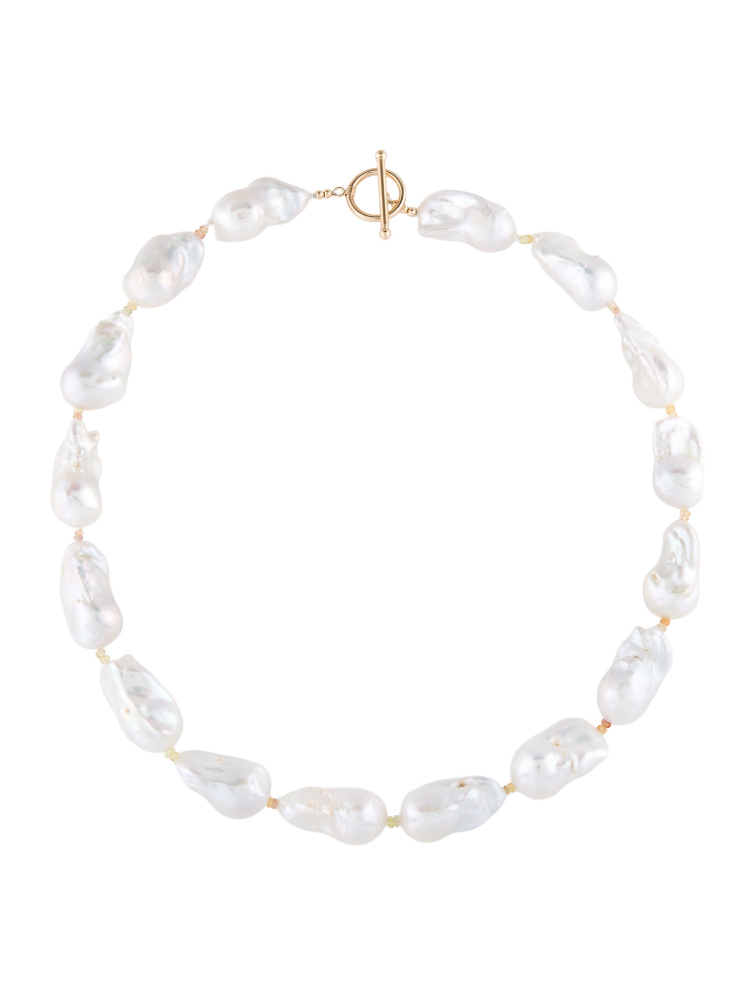Necklace 14K Baroque Pearl Collar