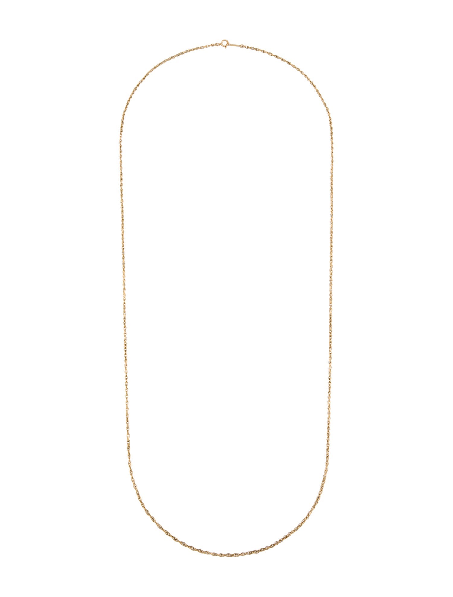 Necklace 18K Rope Chain Link