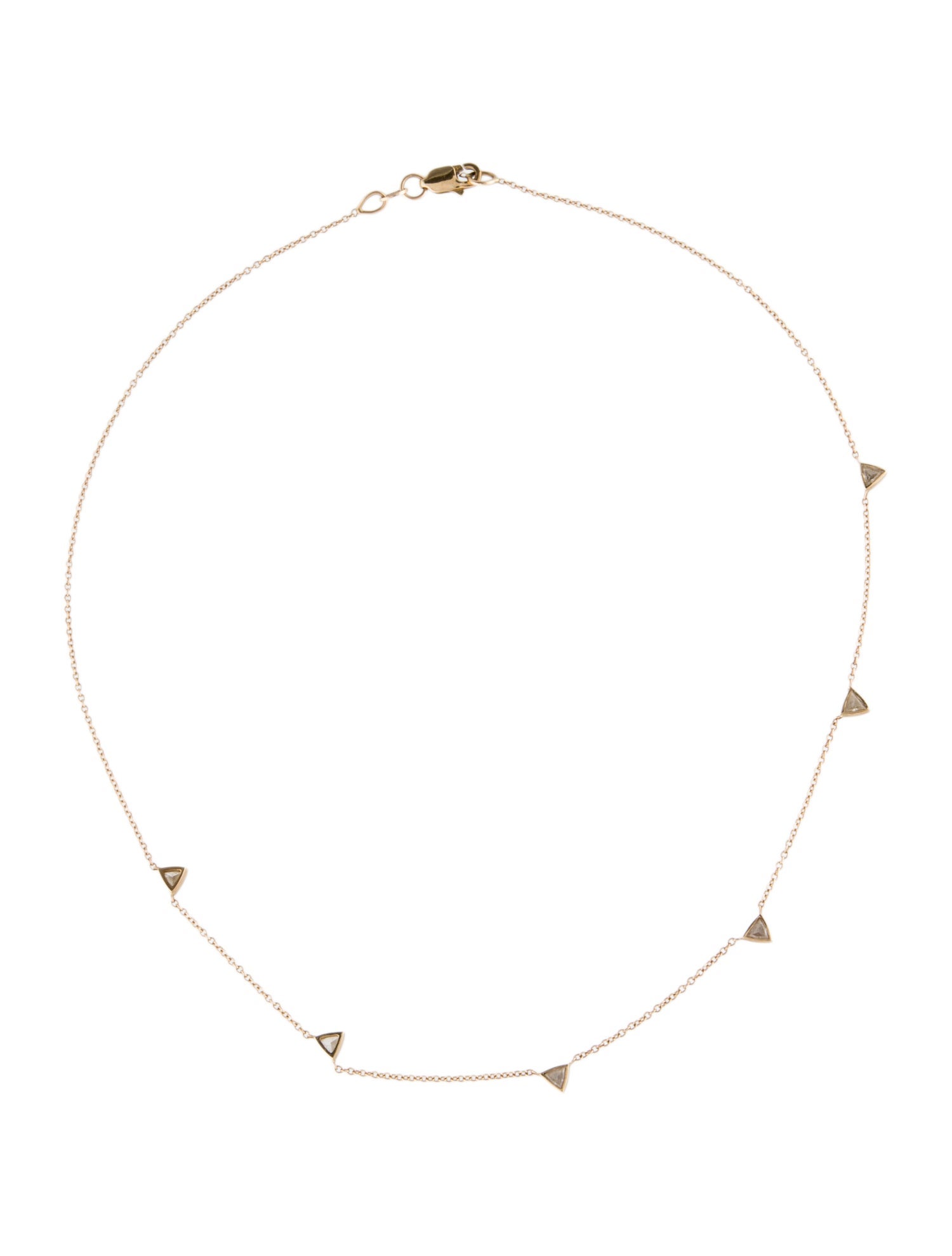 Necklace 14K Diamond Station