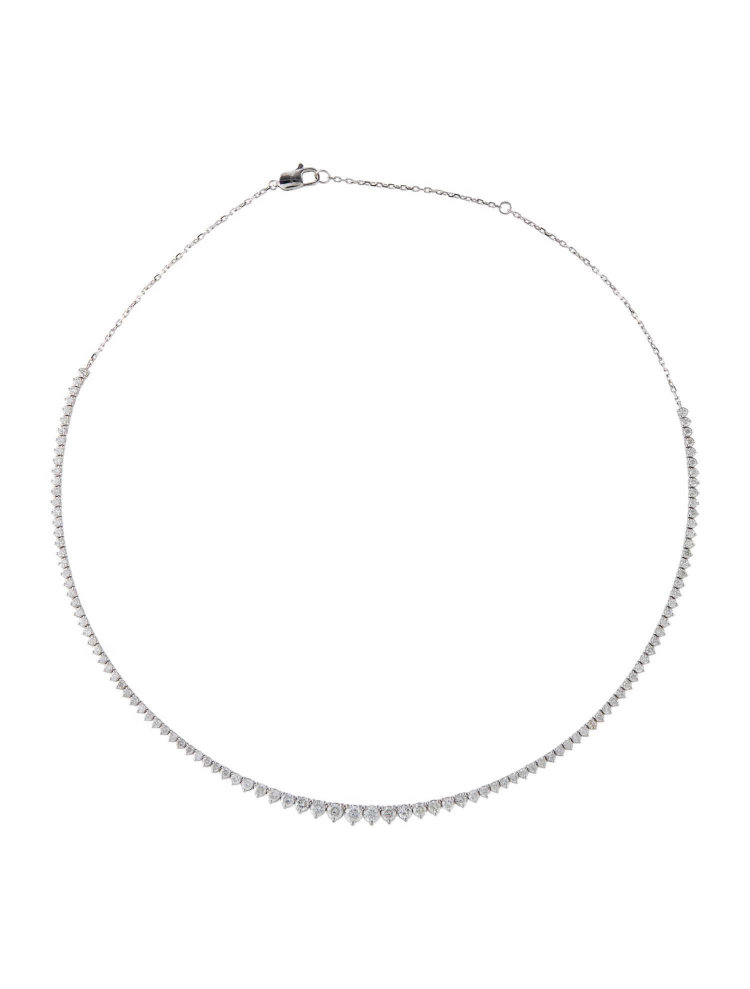 Necklace 14K 3.50ctw Diamond Graduated
