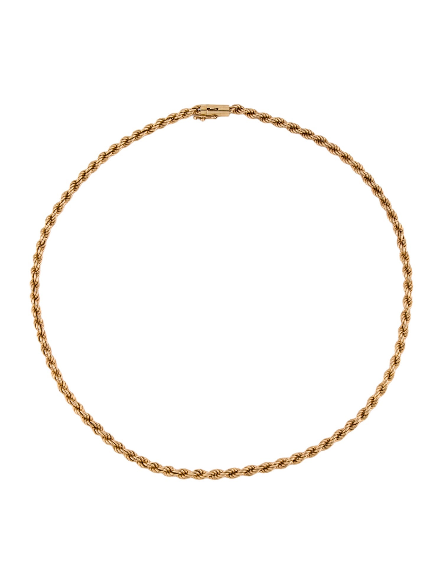 Necklace 14K Rope Link Chain