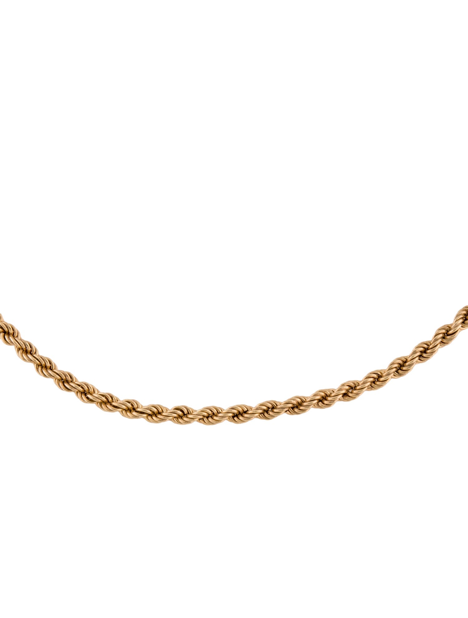 Necklace 14K Rope Link Chain