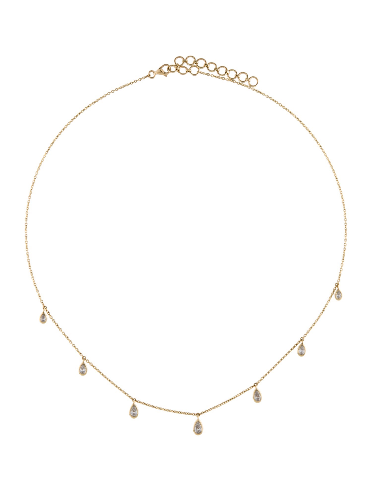 Necklace 14K Diamond Station