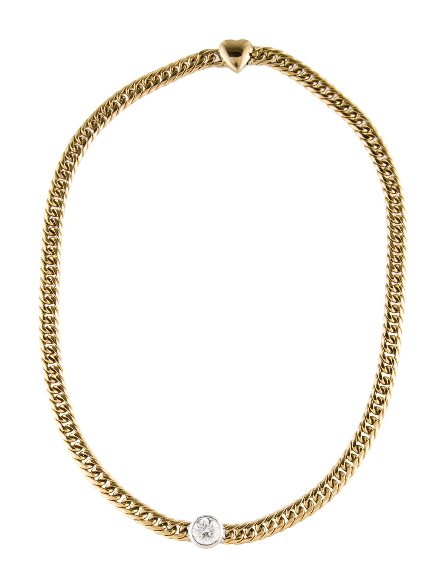 Necklace 18K 2.11ct Diamond Collar