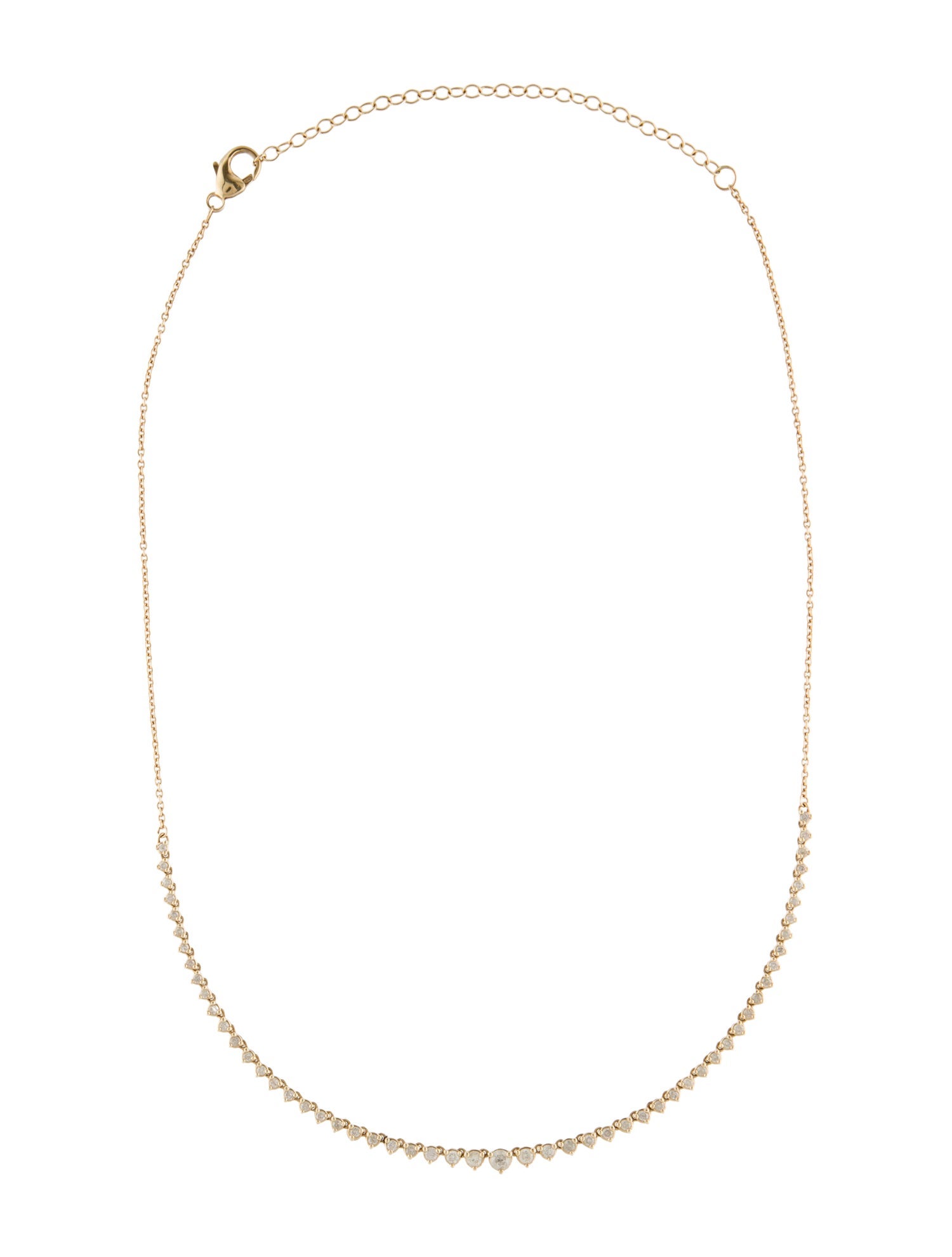 Necklace 14K 1.00ctw Diamond Collar