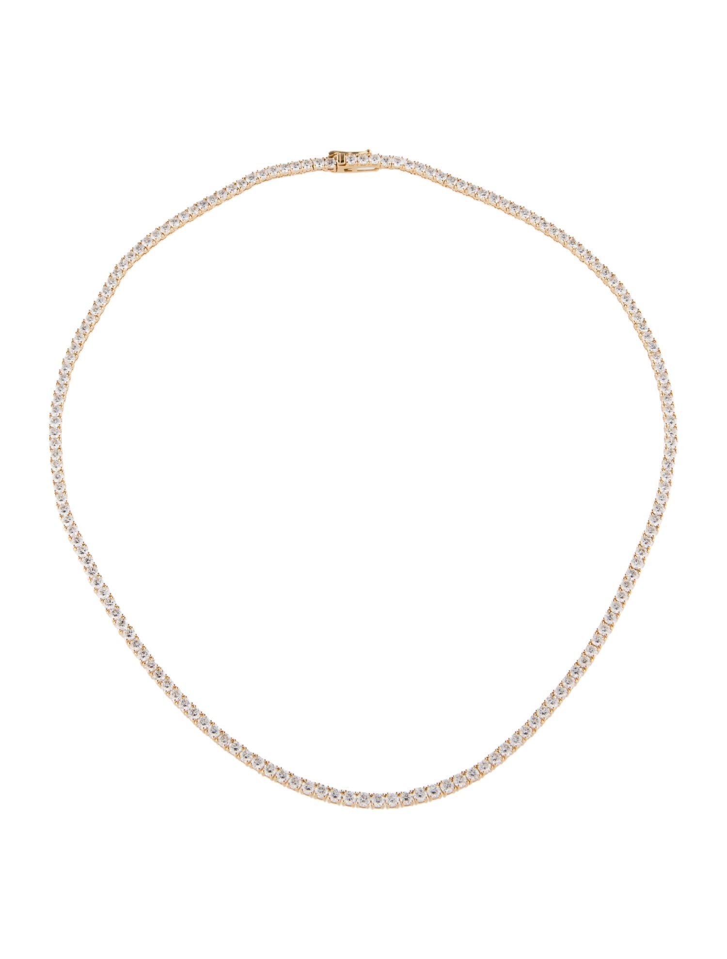 Necklace 14K 10.75ctw Lab-Grown Diamond Tennis