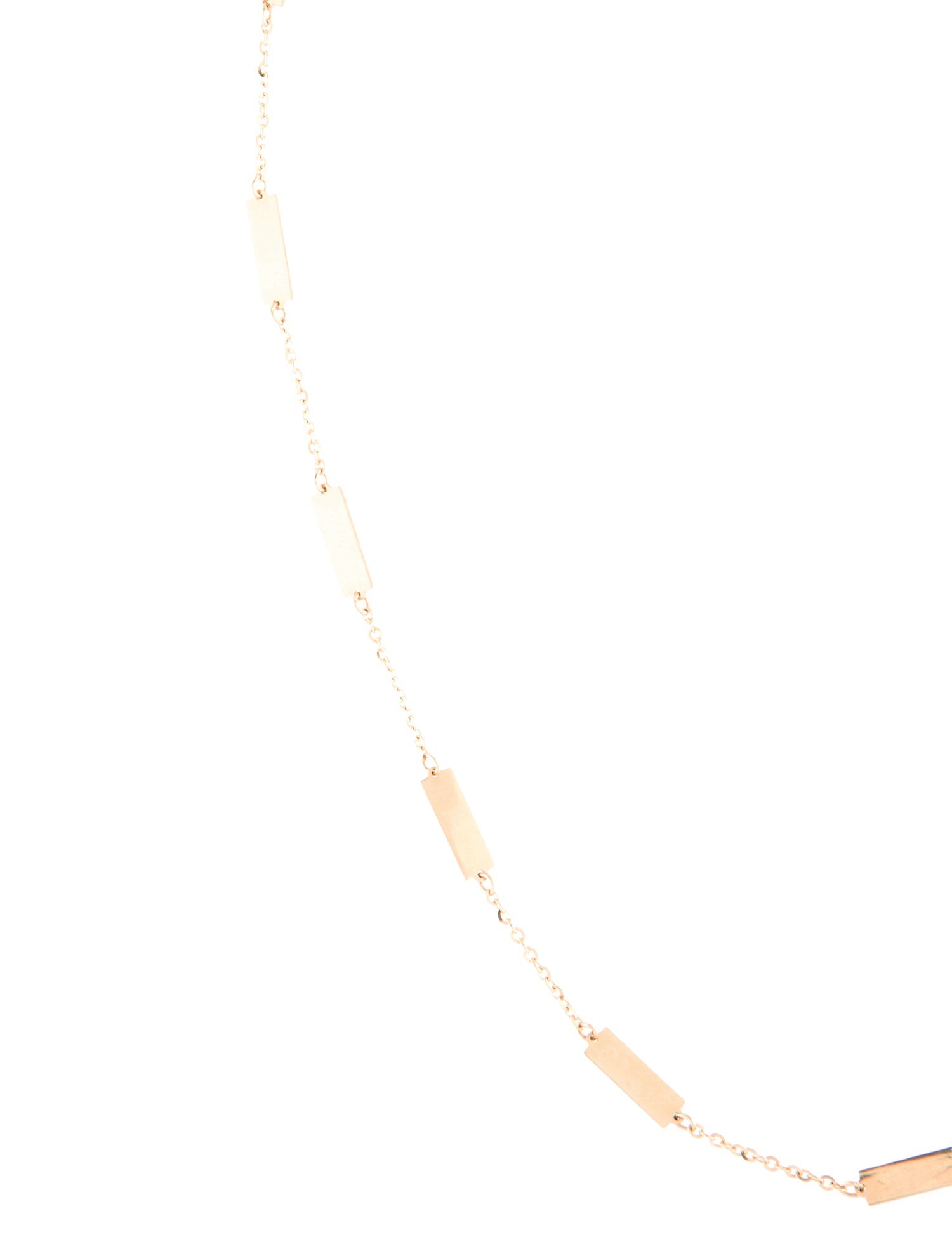 Necklace 14K Station Chain Necklace