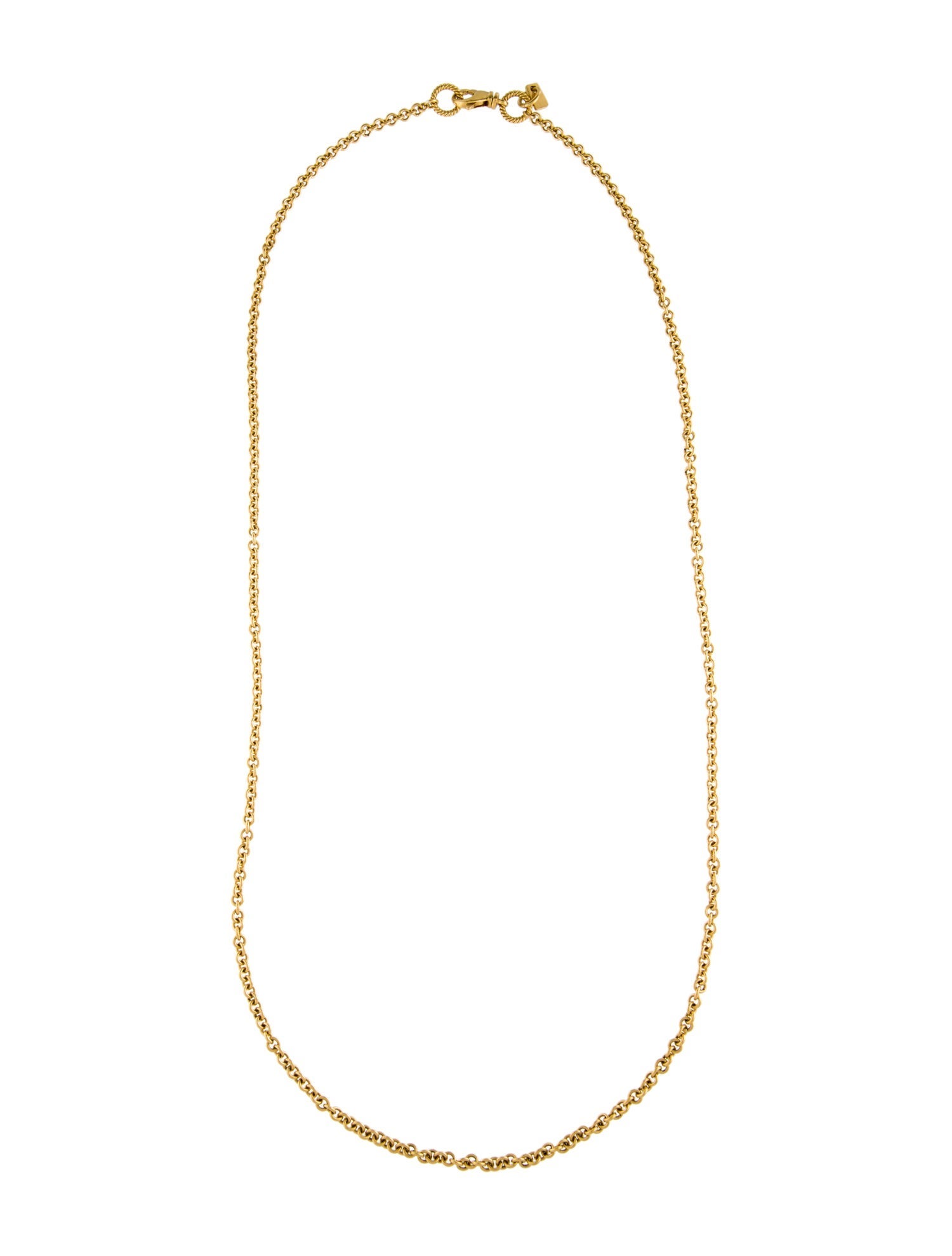 Necklace 22K Rolo Chain Link