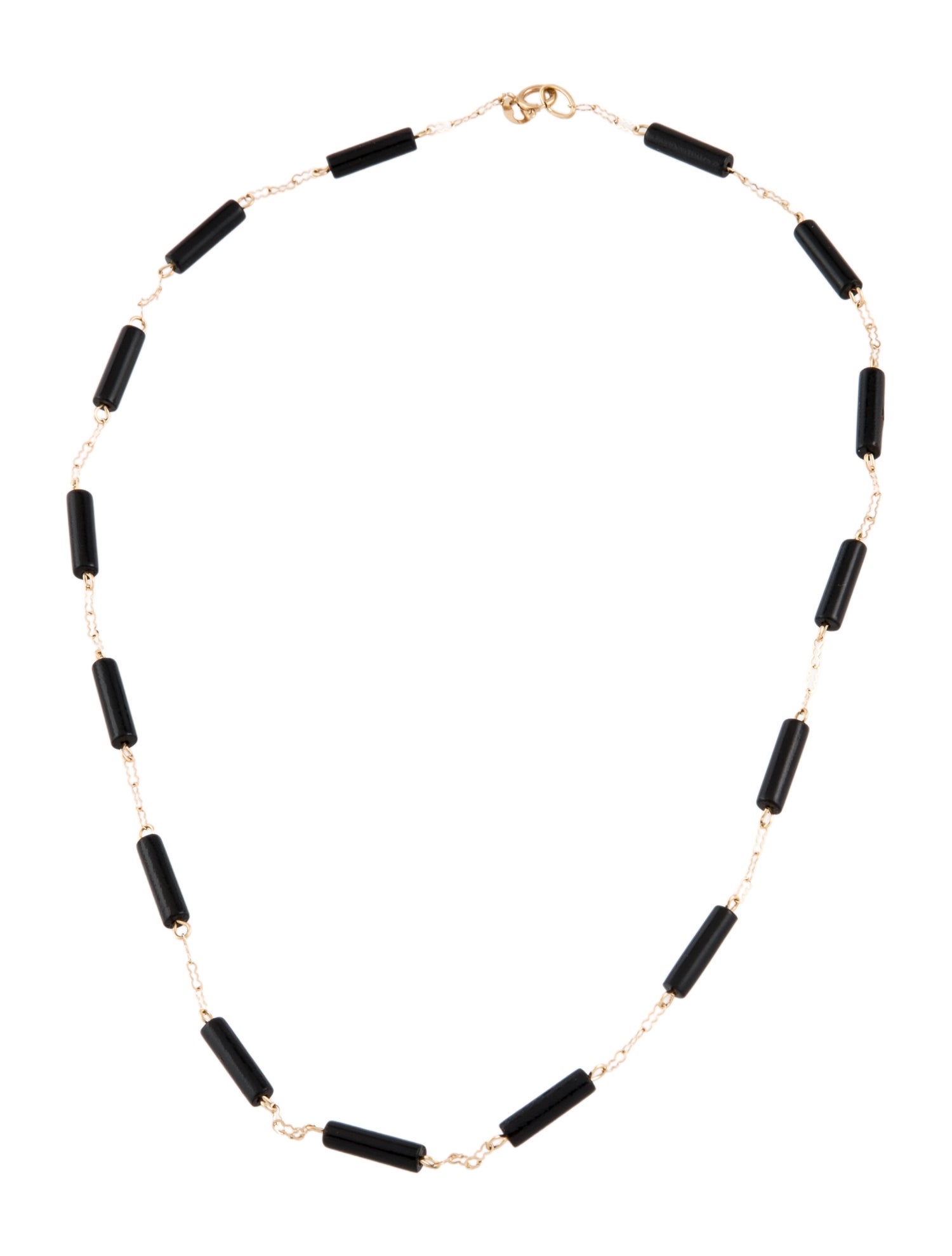 Necklace 14K Coral Station