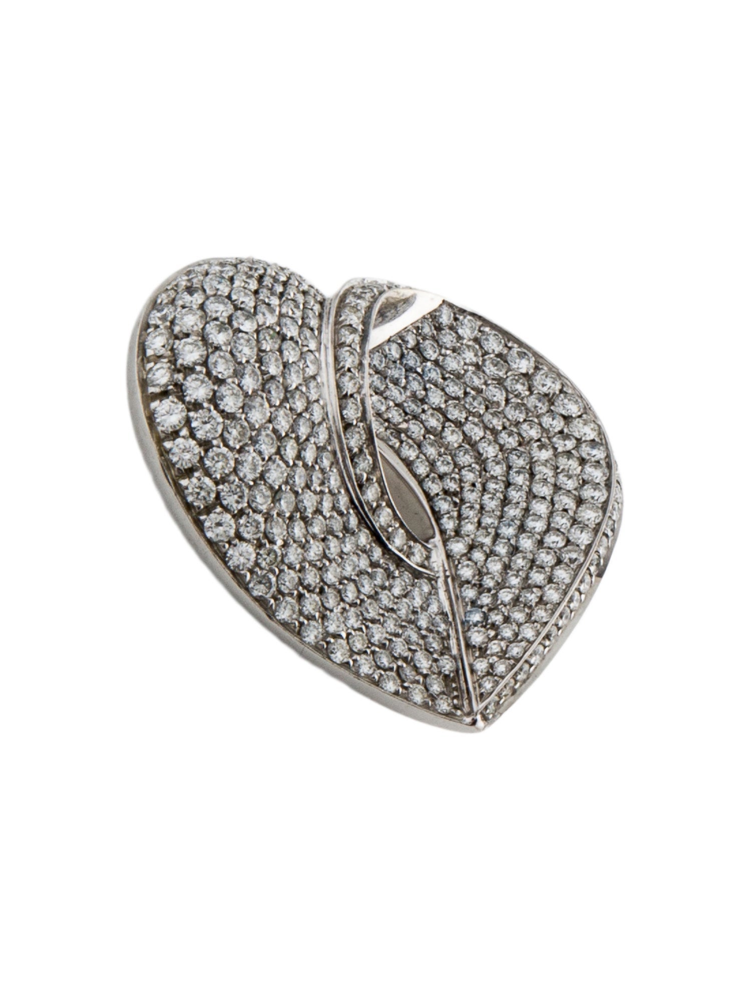 Necklace 18K Diamond Heart Pendant