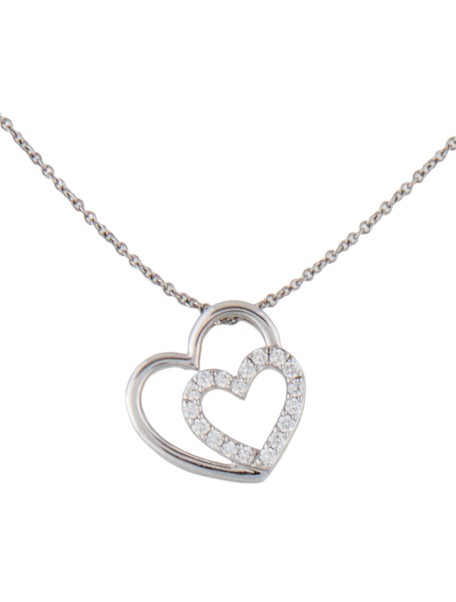 Necklace 14K Diamond Heart Pendant