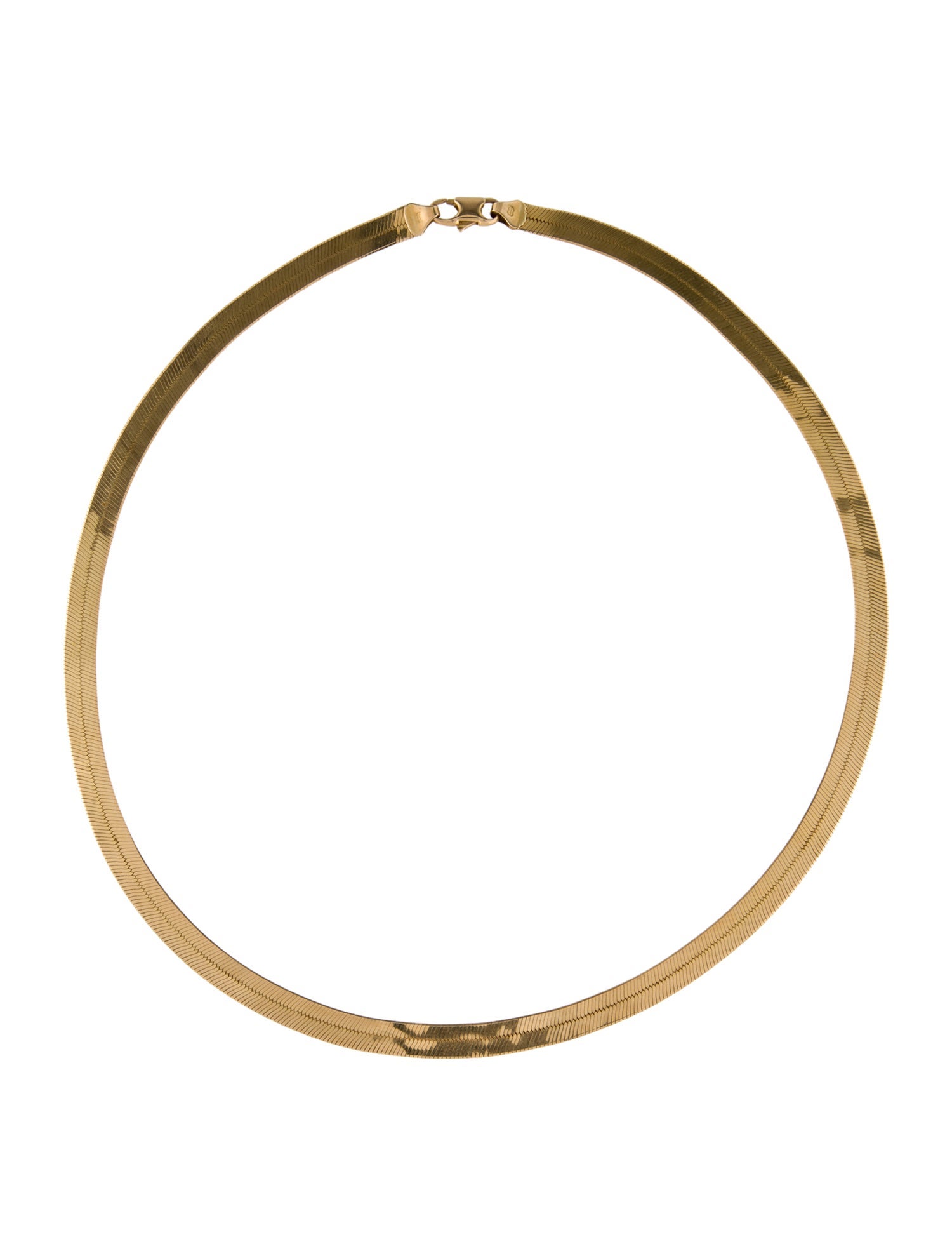 Necklace 14K Snake Chain Collar