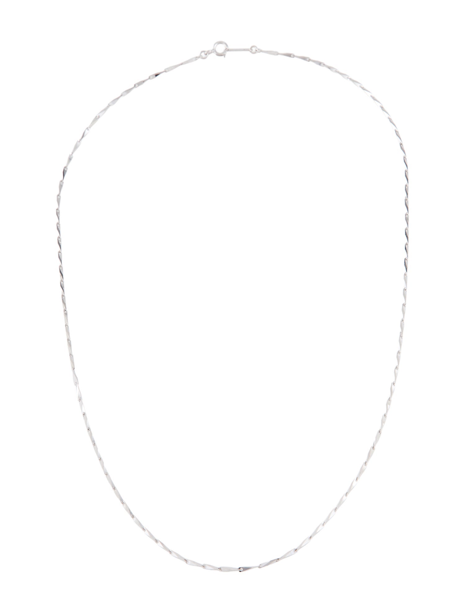 Necklace 18K Bar Chain