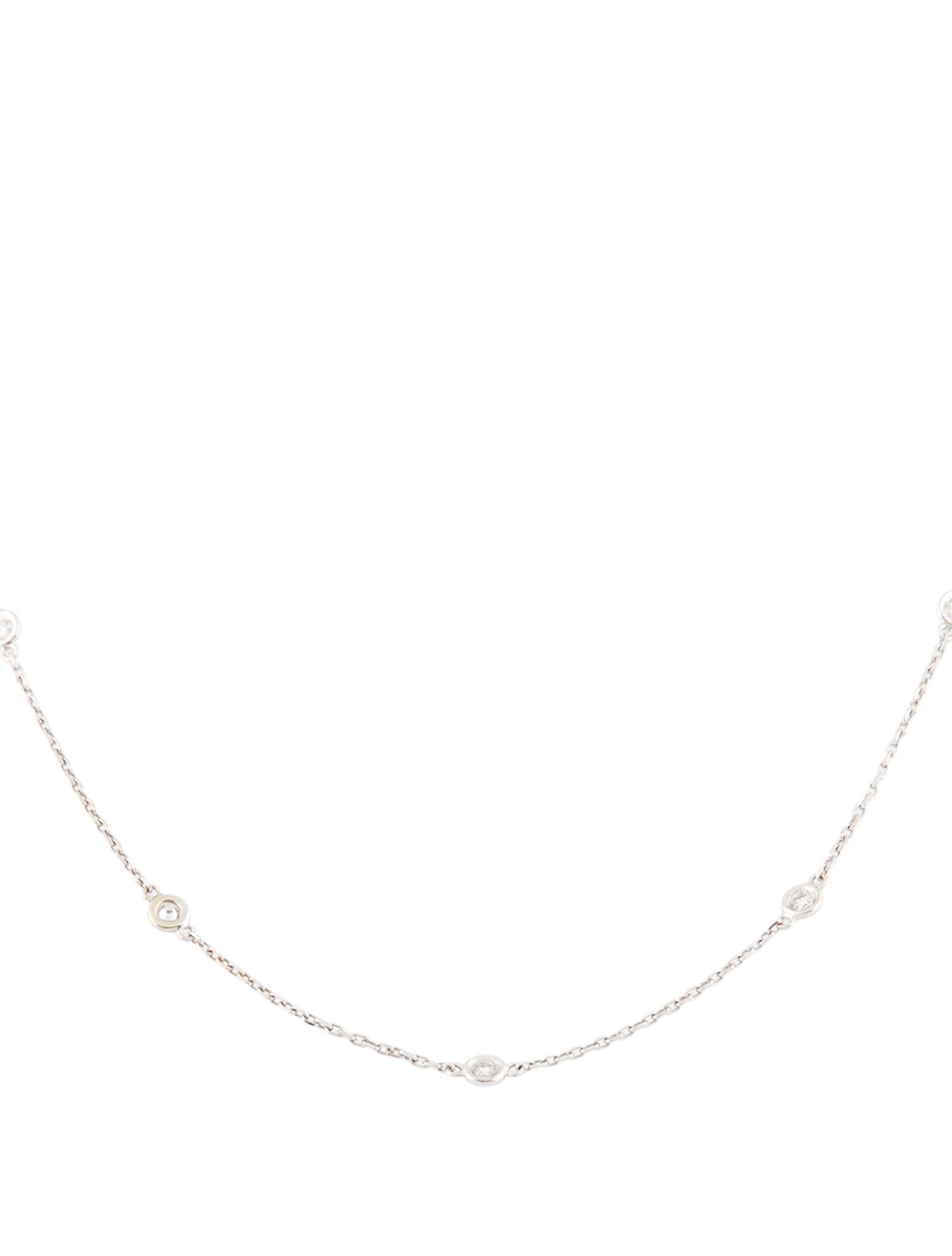 Necklace 18K Diamond Station