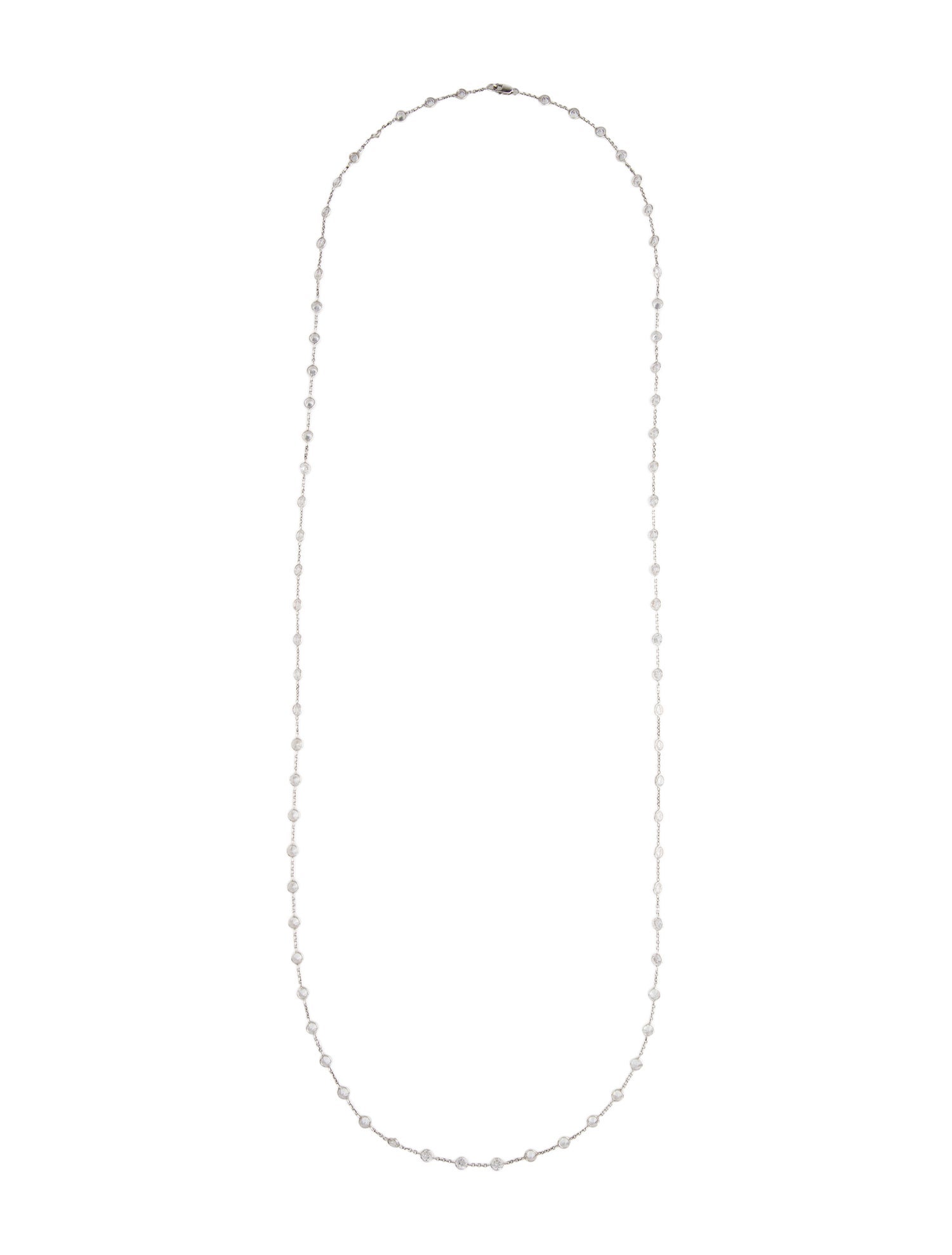 Necklace 14K CZ Station