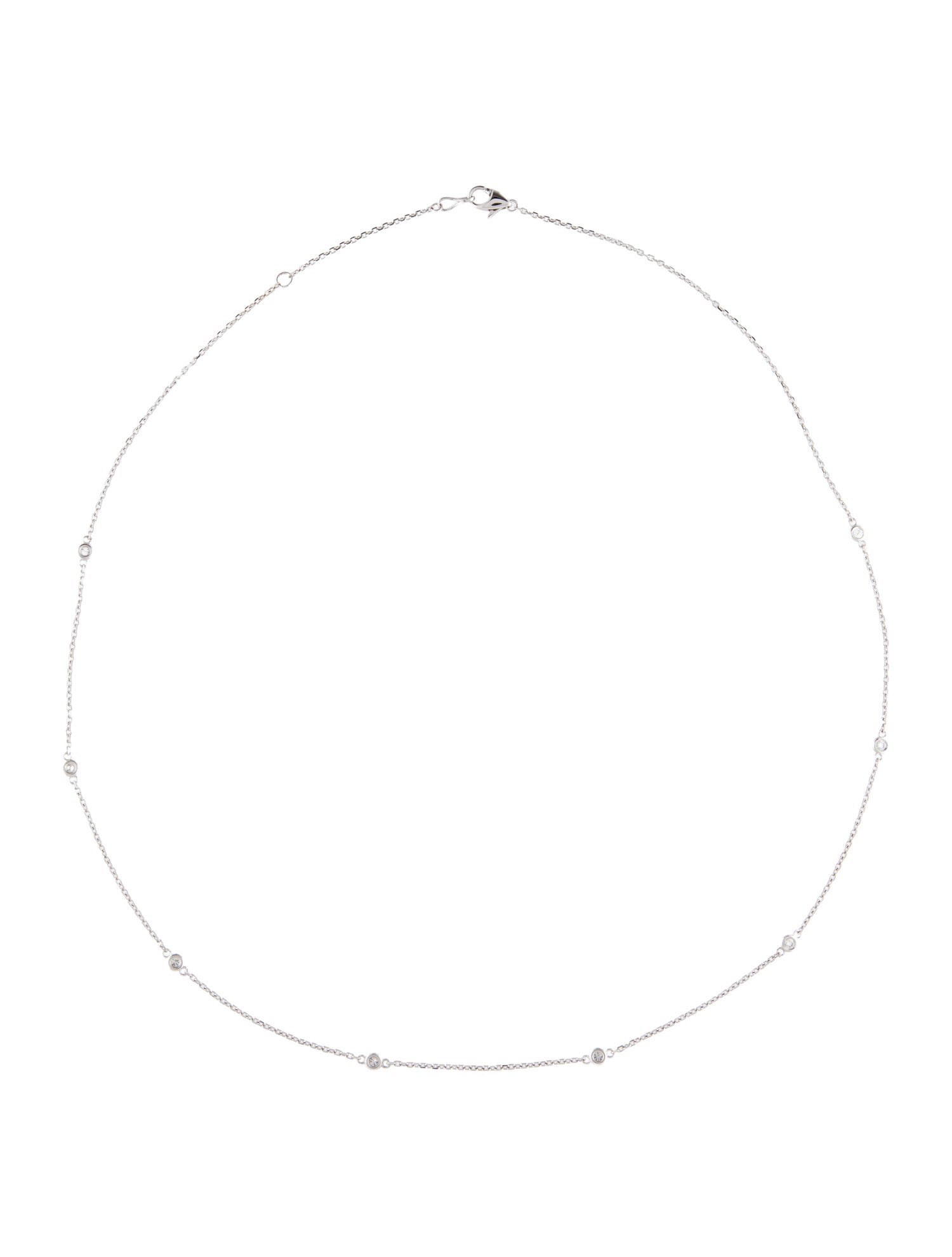 Necklace 14K Diamond Station